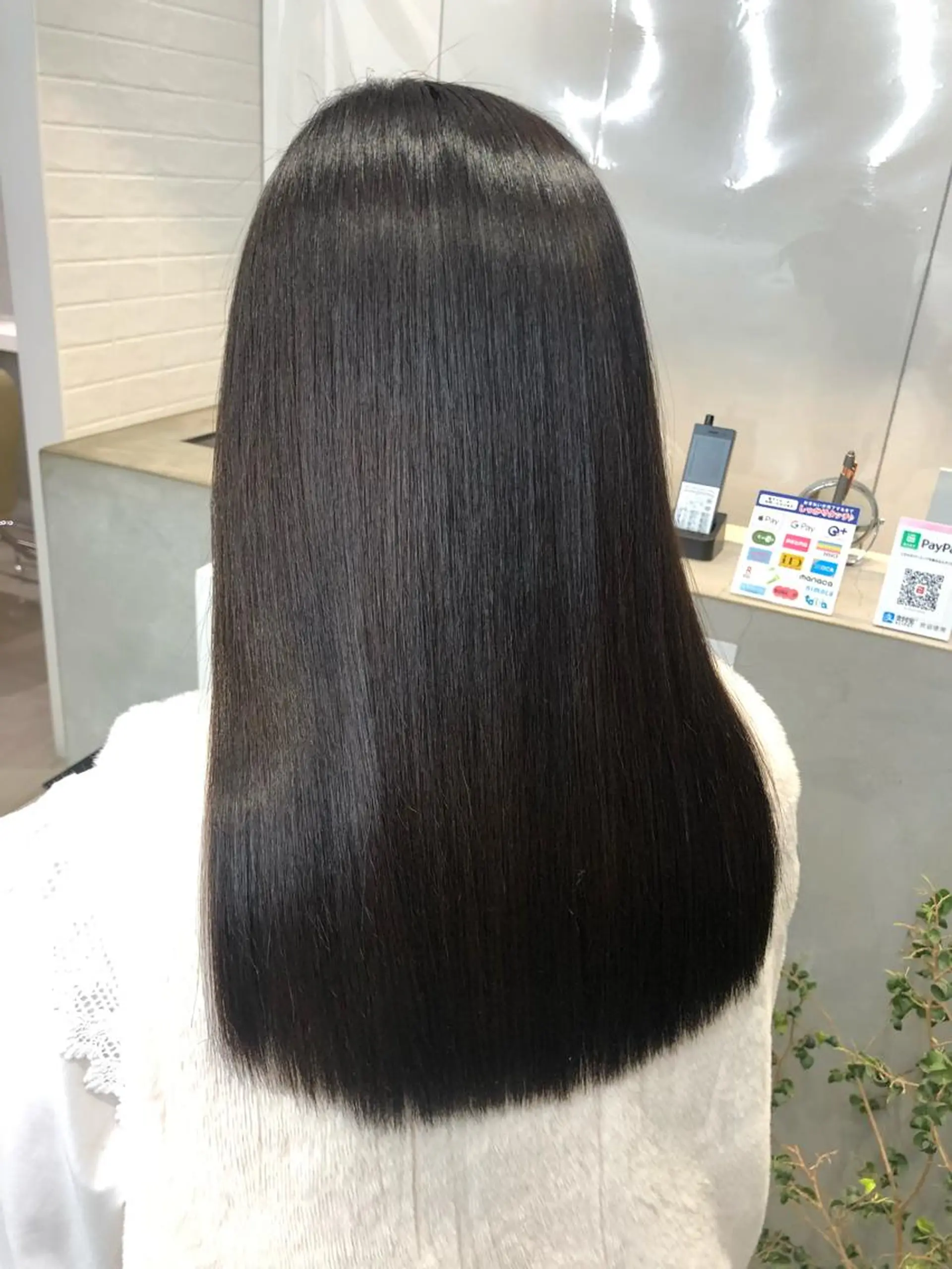 セミロング ヘアカラー 縮毛矯正 トリートメント 【髪質改善特化･ 福田航洋】のヘアスタイル