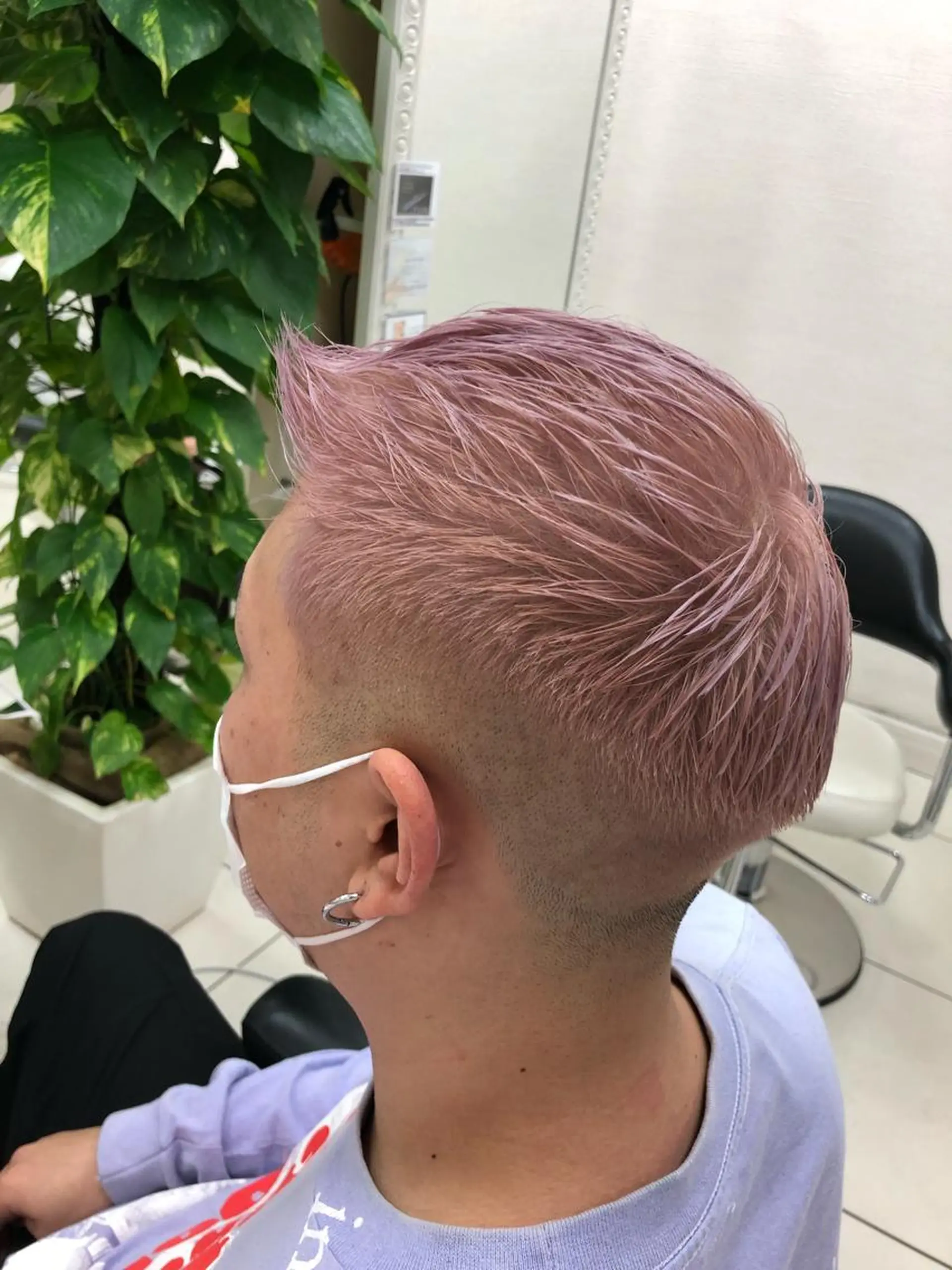 ショート カラー メンズ ヘアカラー 渕向 克海のヘアスタイル