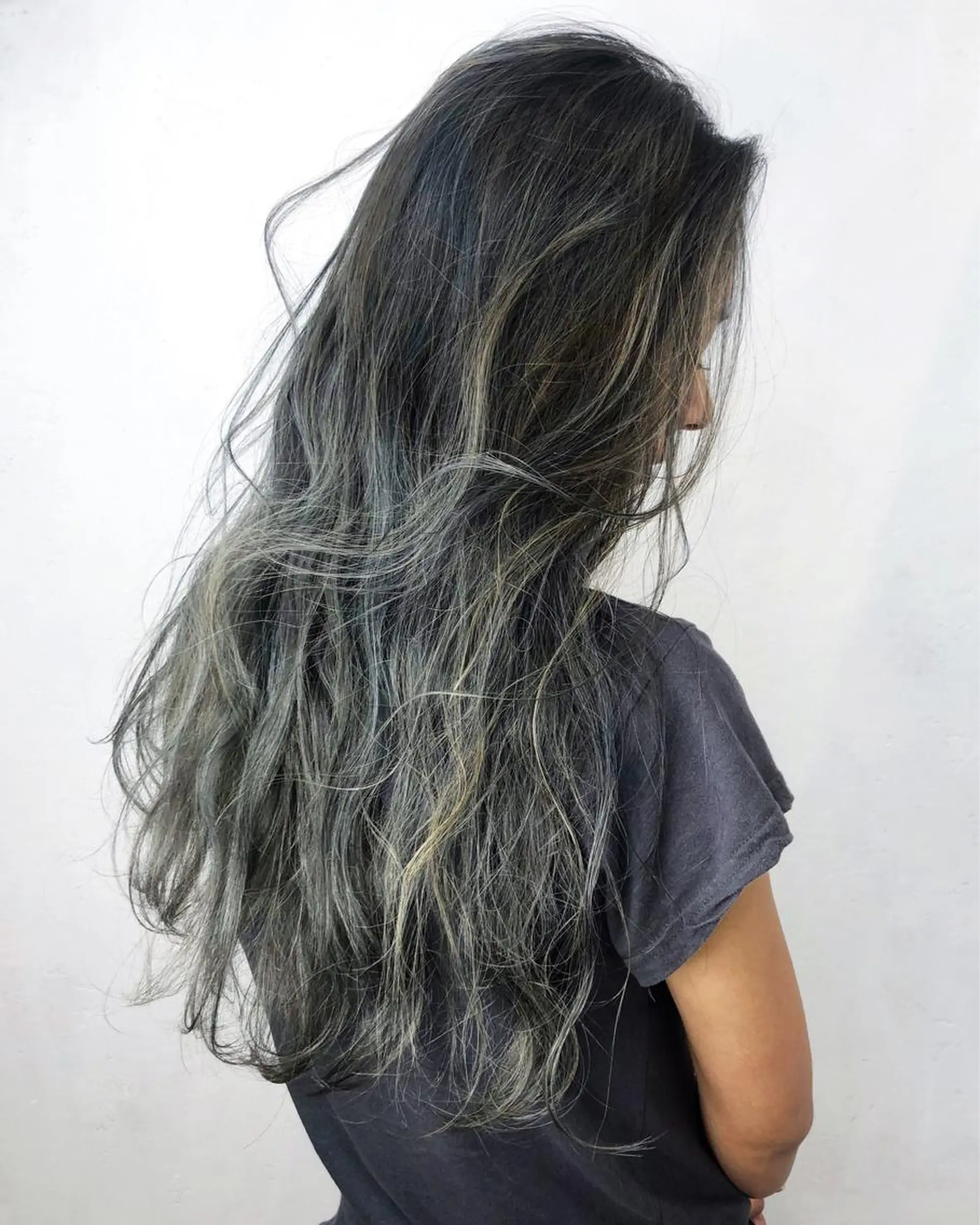 ロング カラー メンズ カット ヘアカラー トリートメント pigment所属・♡MIHO♡ スタイリストのヘアスタイル