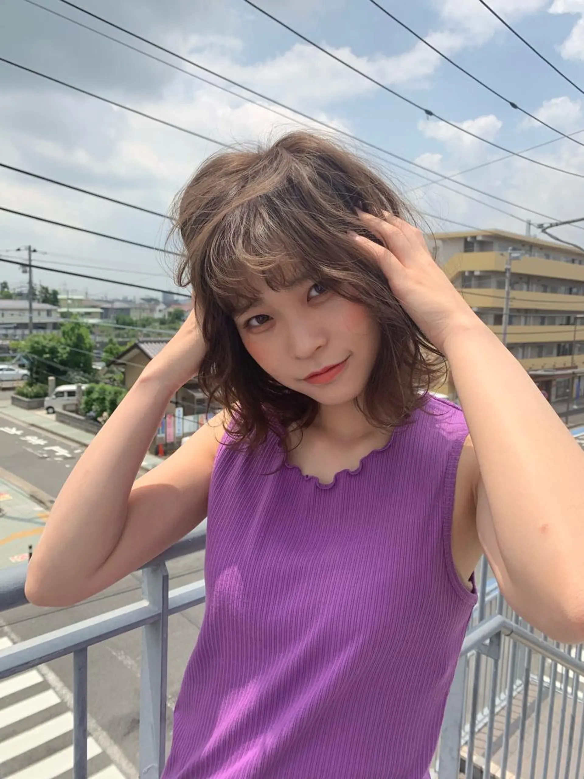 ミディアム 髪質改善/縮毛矯正 ツヤ髪🩷さつきのヘアスタイル