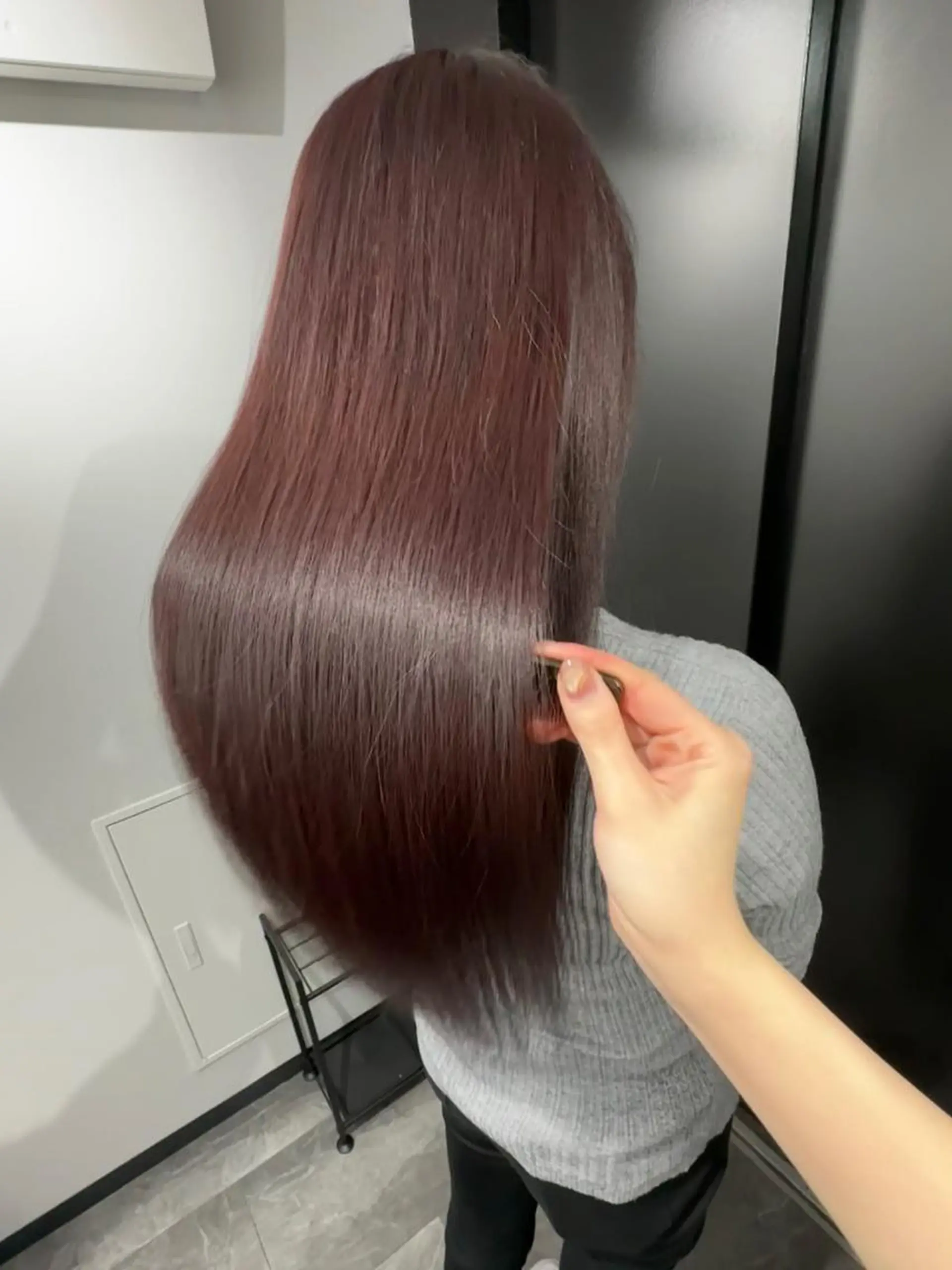 ロング カラー ヘアアレンジ ヘアカラー トリートメント 近藤千翔🩵 髪質改善Periodのエステ・リラクイメージ