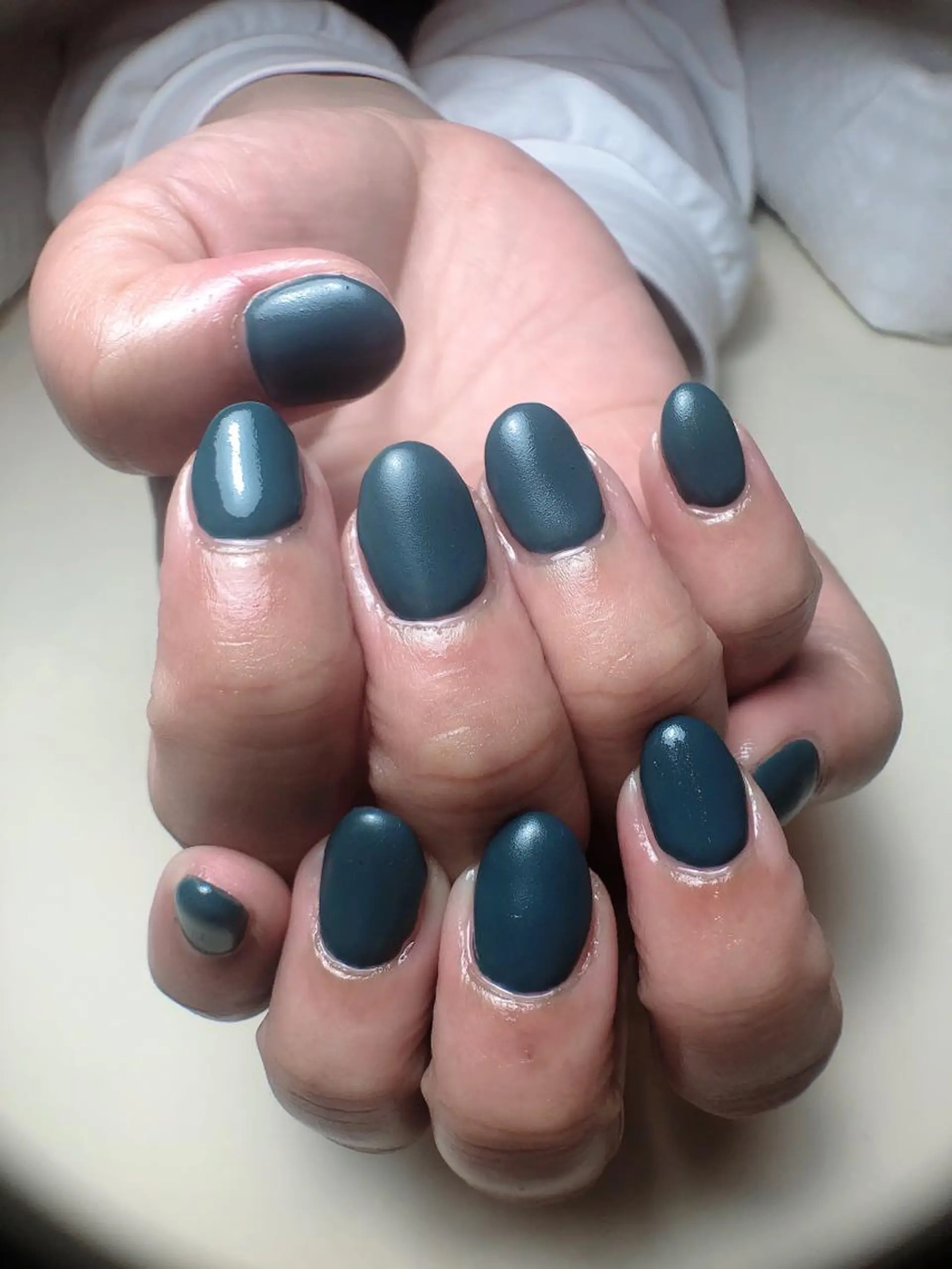 ネイル ワンカラーネイル Nail ビ爪のネイルデザイン