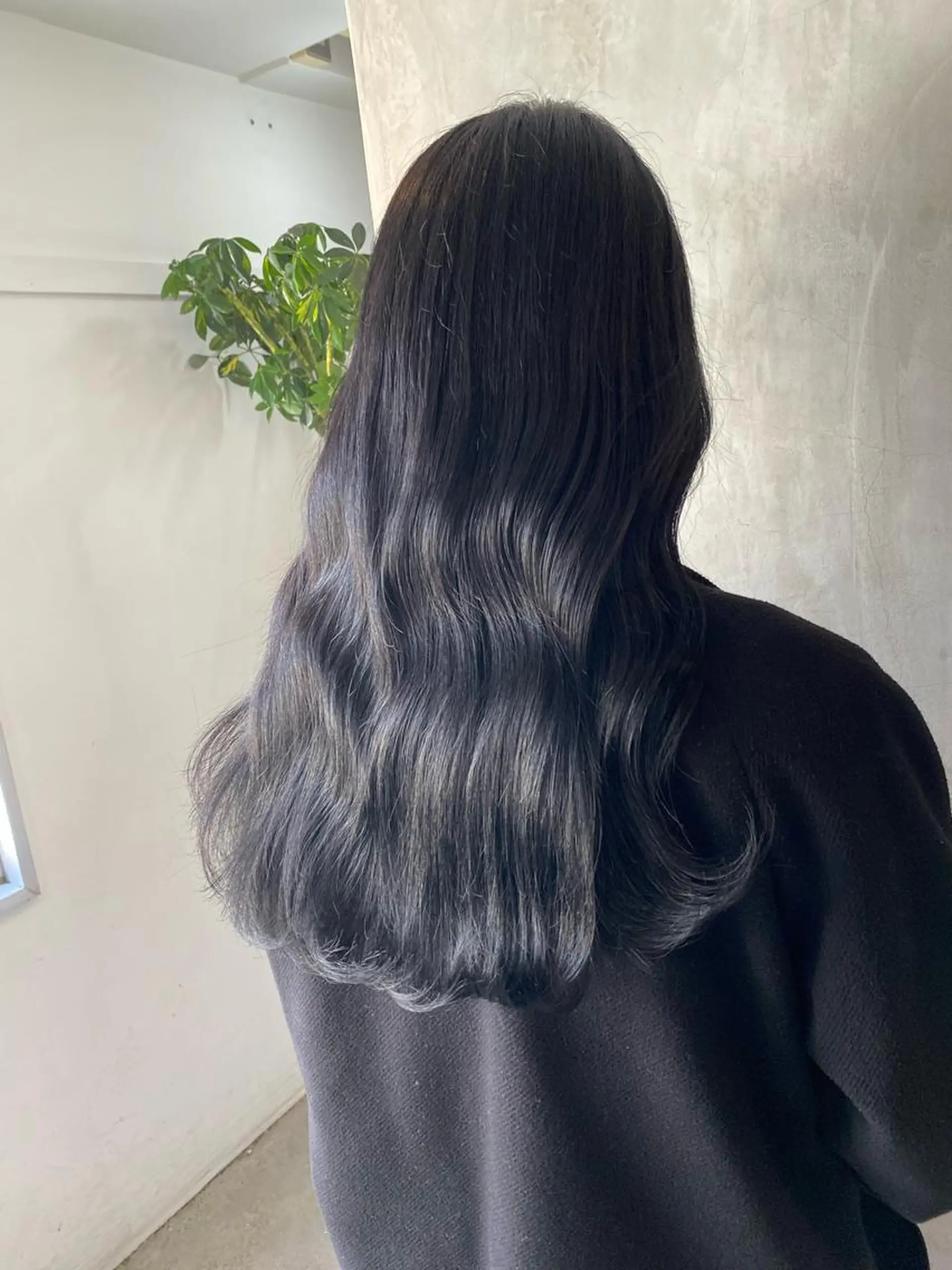 ロング 韓国風ヘア レイヤーカット 【縮毛矯正髪質改善】 中山健太のヘアスタイル