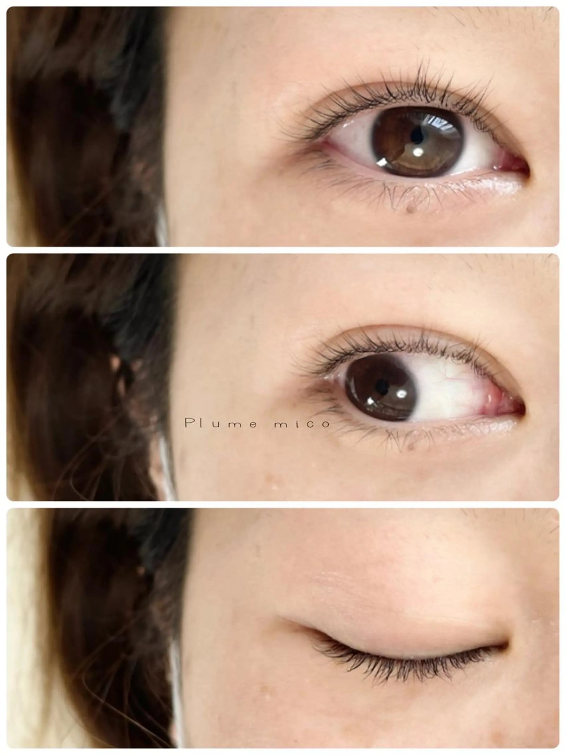 マツエク・マツパ パリジェンヌラッシュリフト マツパ Plume micoのマツエク・マツパデザイン