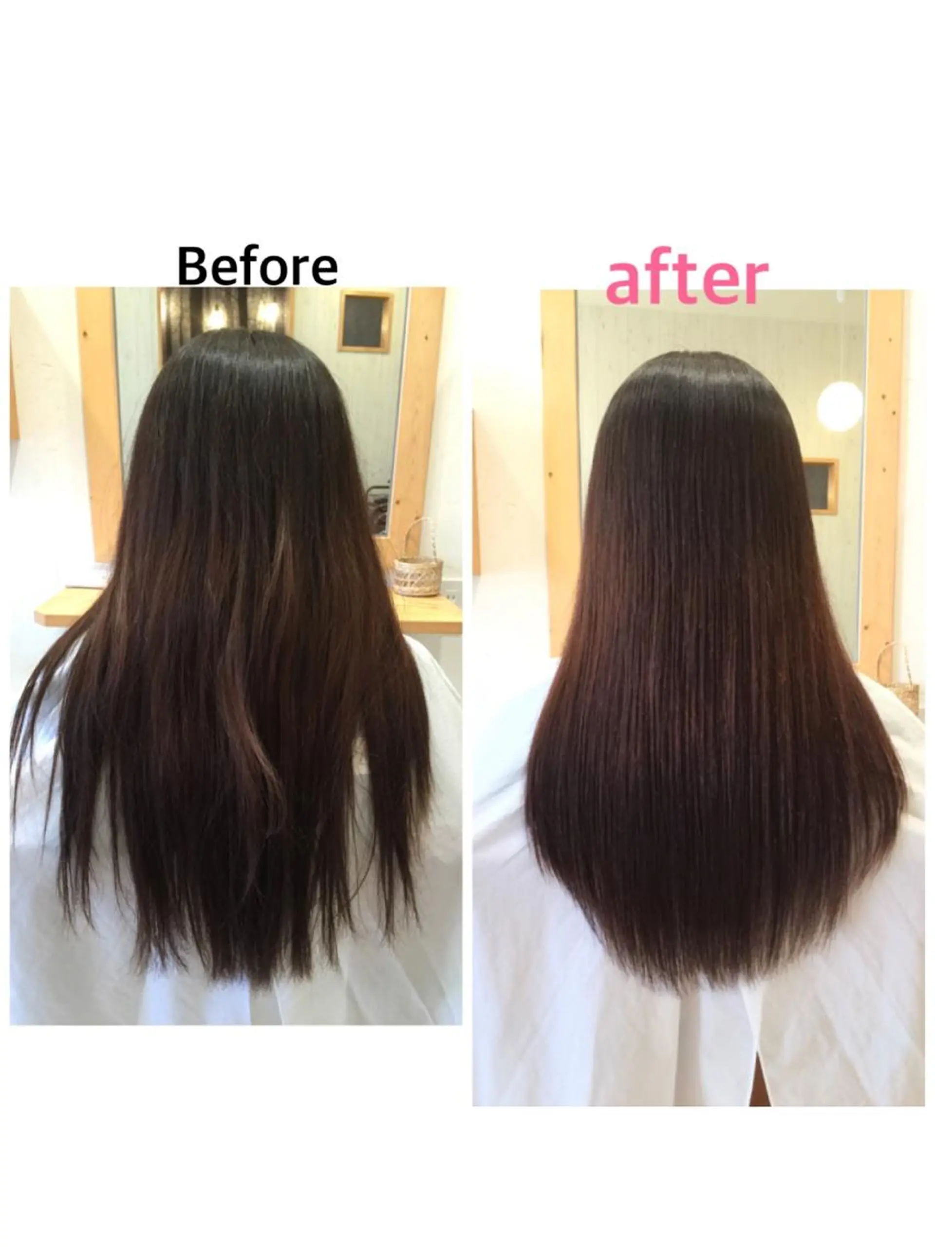 セミロング ロング パーマ 髪質改善 縮毛矯正 ツヤ髪専門美容師 桑原 和誠のヘアスタイル