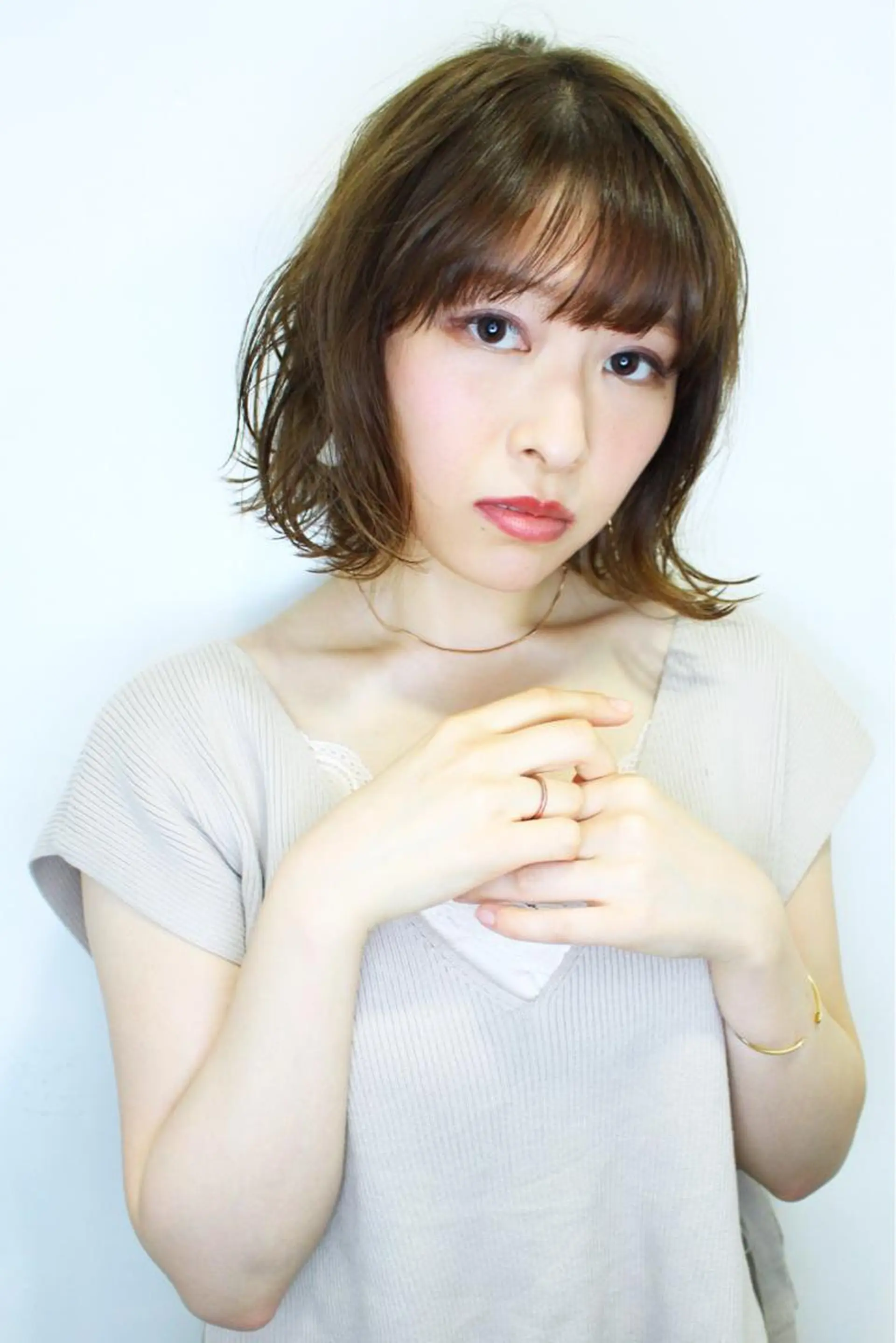 ミディアム カラー パーマ ショートボブ ボブ 似合わせカット ⭐️バッサリカット モデル募集⭐️佐野のヘアスタイル