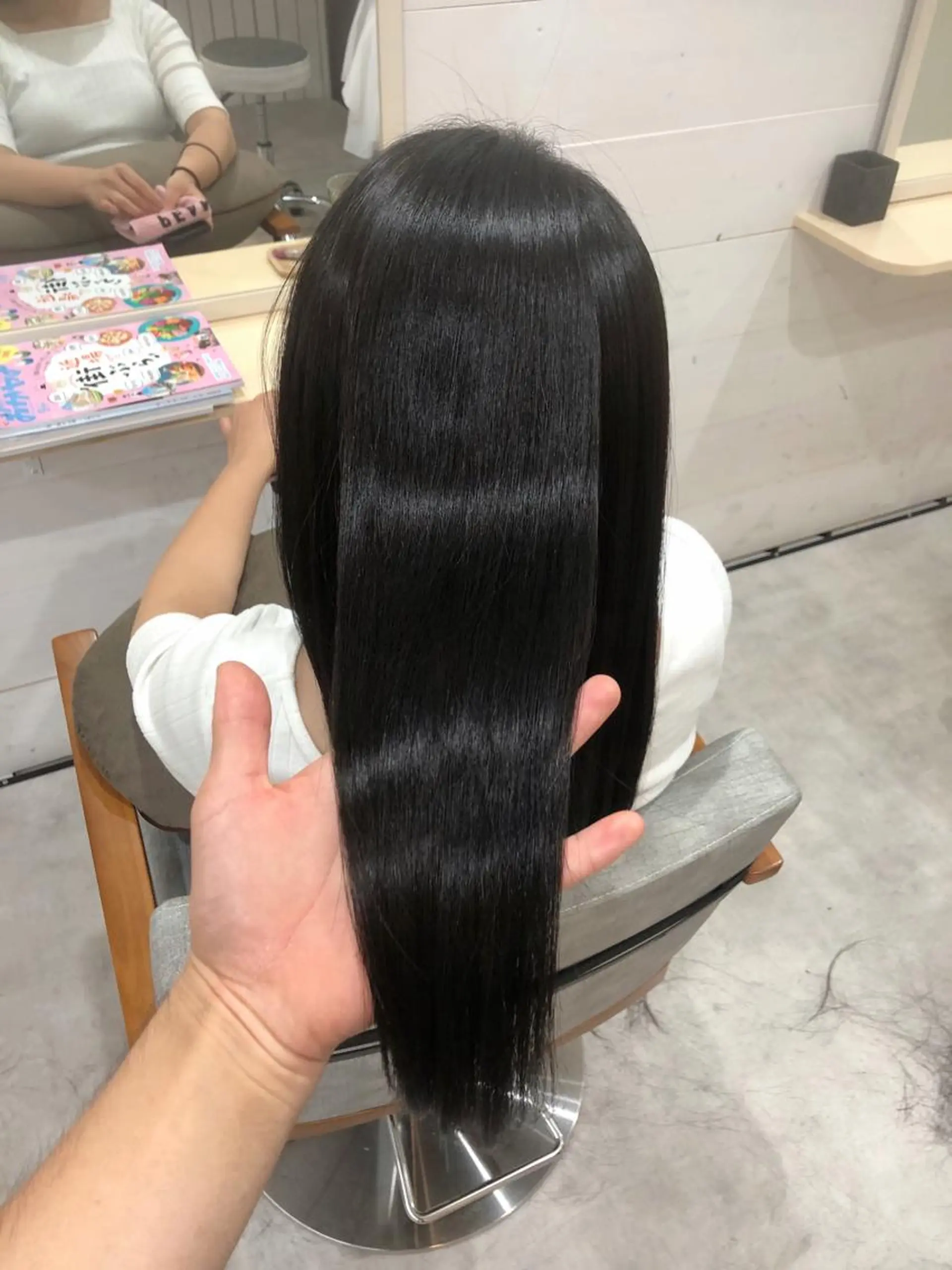 セミロング カラー 髪質改善 カット ヘアカラー トリートメント 髪質改善専門店 Shomaのヘアスタイル