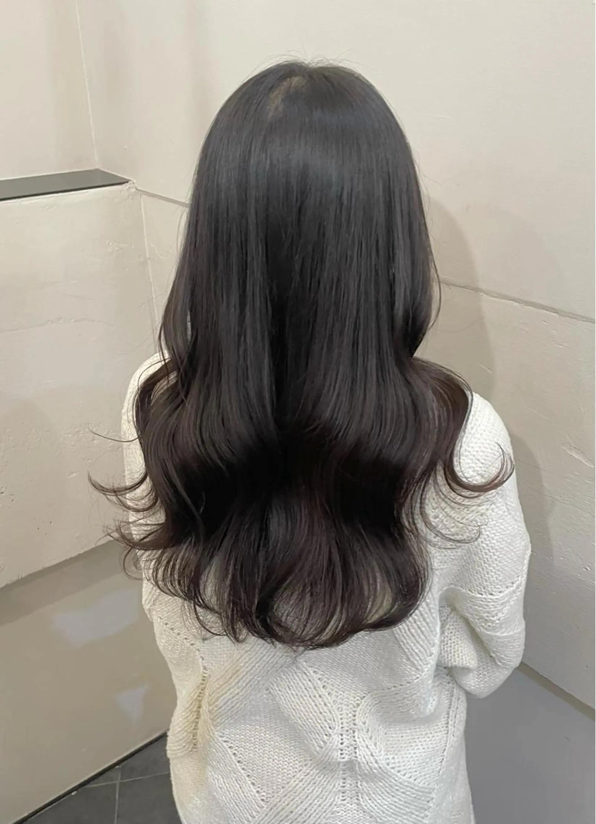 ロング ヘアアレンジ くびれヘア エギョモリ 顔まわりレイヤー 顔周りカット 学生 カット トリートメント 横浜/レイヤーカット /韓国ヘア/佐藤記正のヘアスタイル