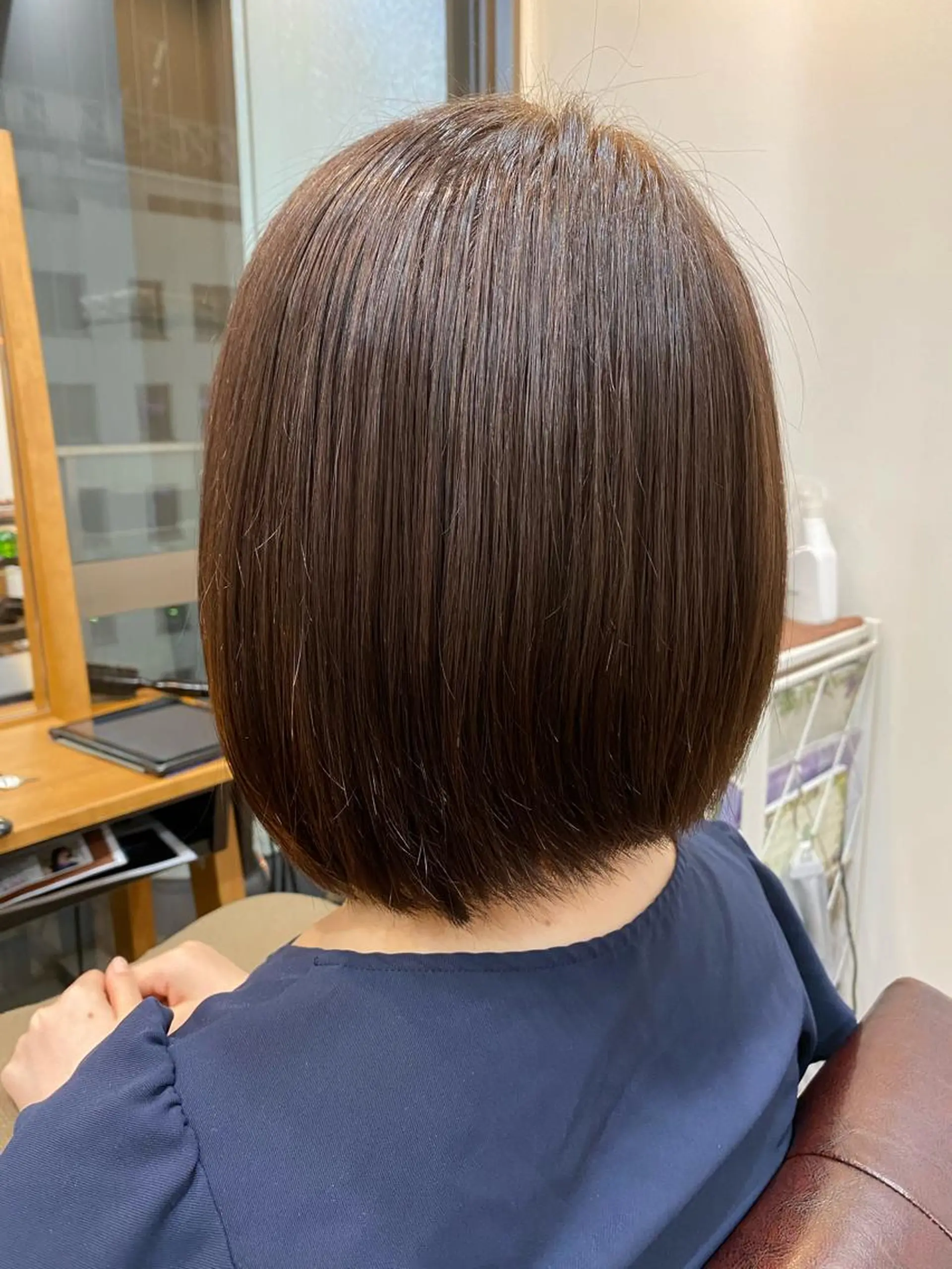 ショート カラー 髪質改善&縮毛矯正 カット/soyaのヘアスタイル