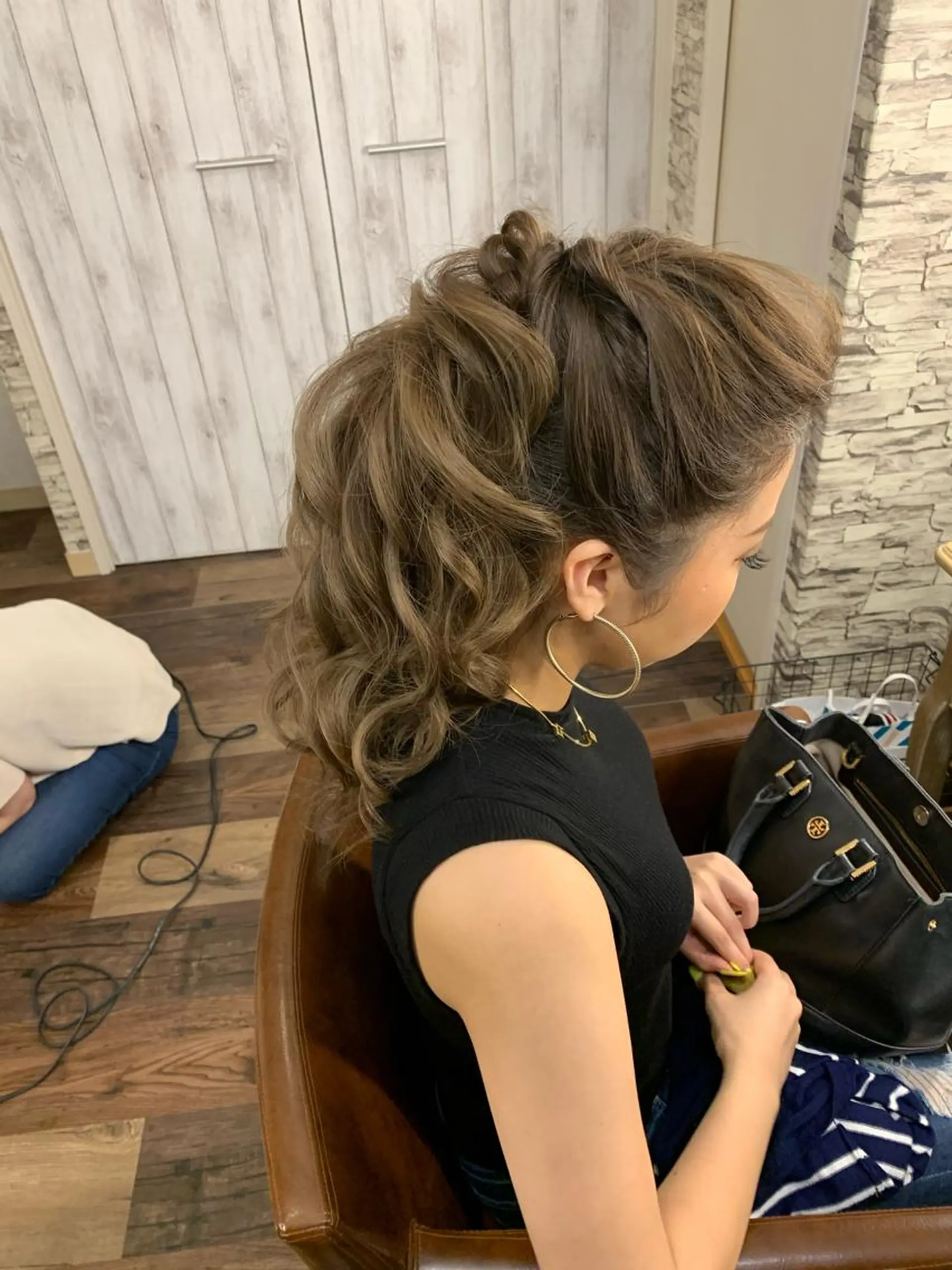 ヘアアレンジ ポニーテール hair make  Lucciのヘアスタイル
