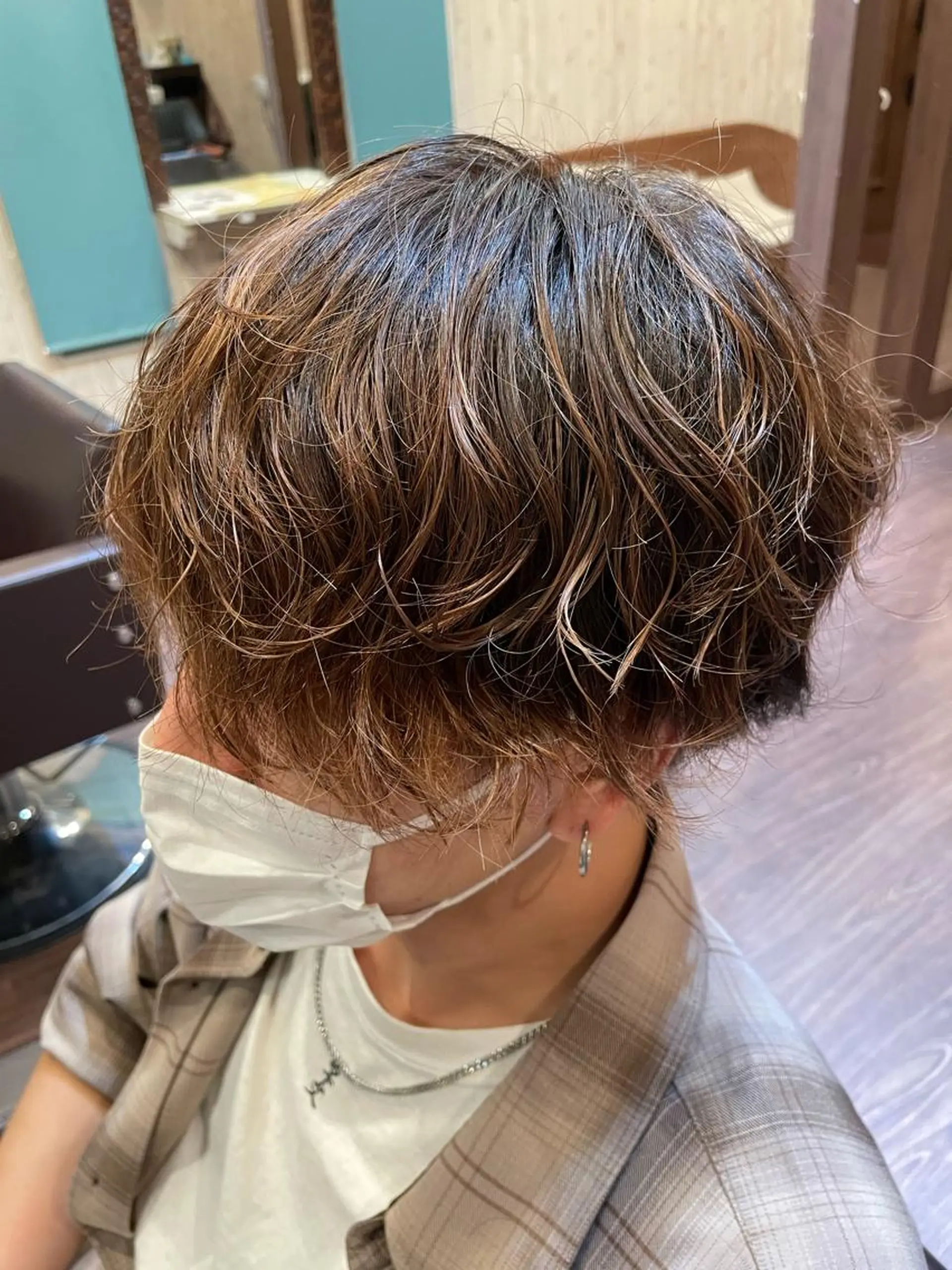 ショート パーマ メンズ PROGRESS Harukiのヘアスタイル