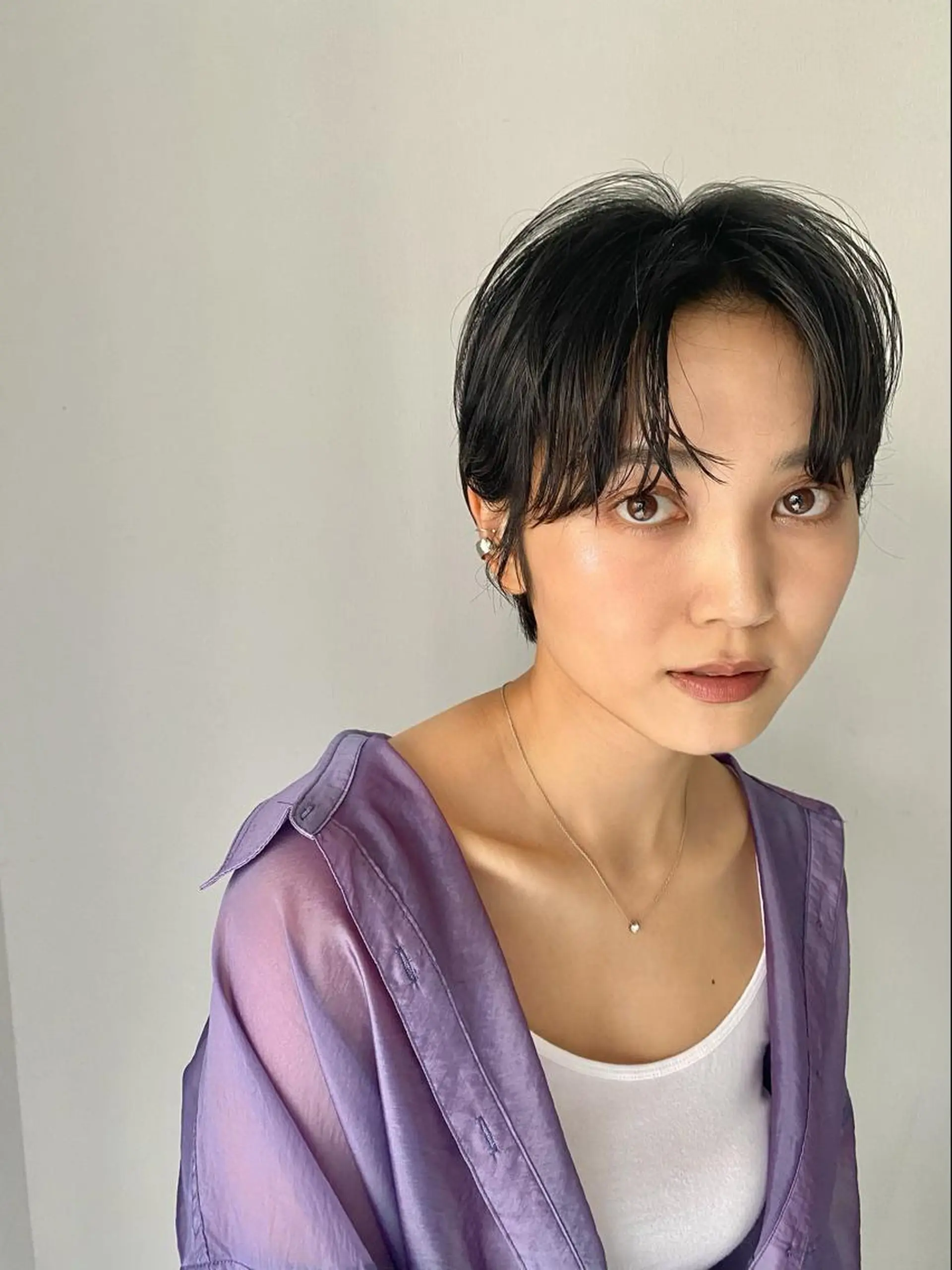 ショート カラー カット ヘアカラー トリートメント 🍃ショートヘア🍃 北林春樹のヘアスタイル