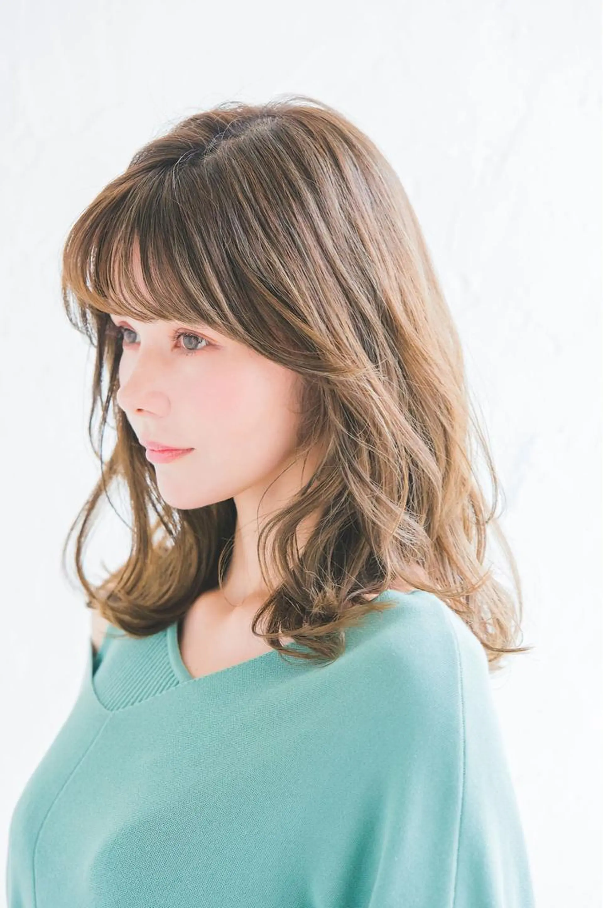 ミディアム ミディアムパーマ 吉原 みえのヘアスタイル