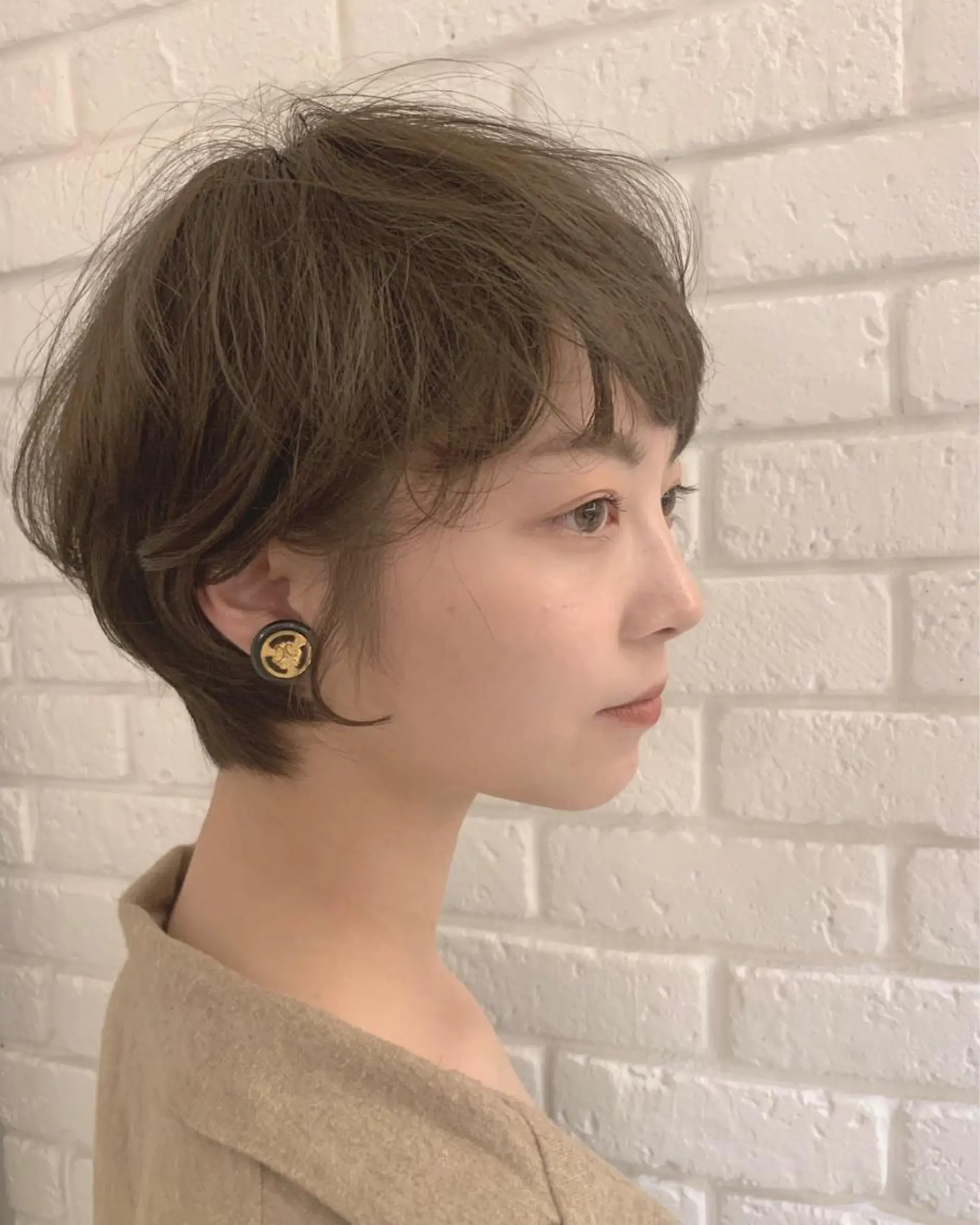 ショート カラー イルミナカラー ショートヘア 杉田 健太のヘアスタイル