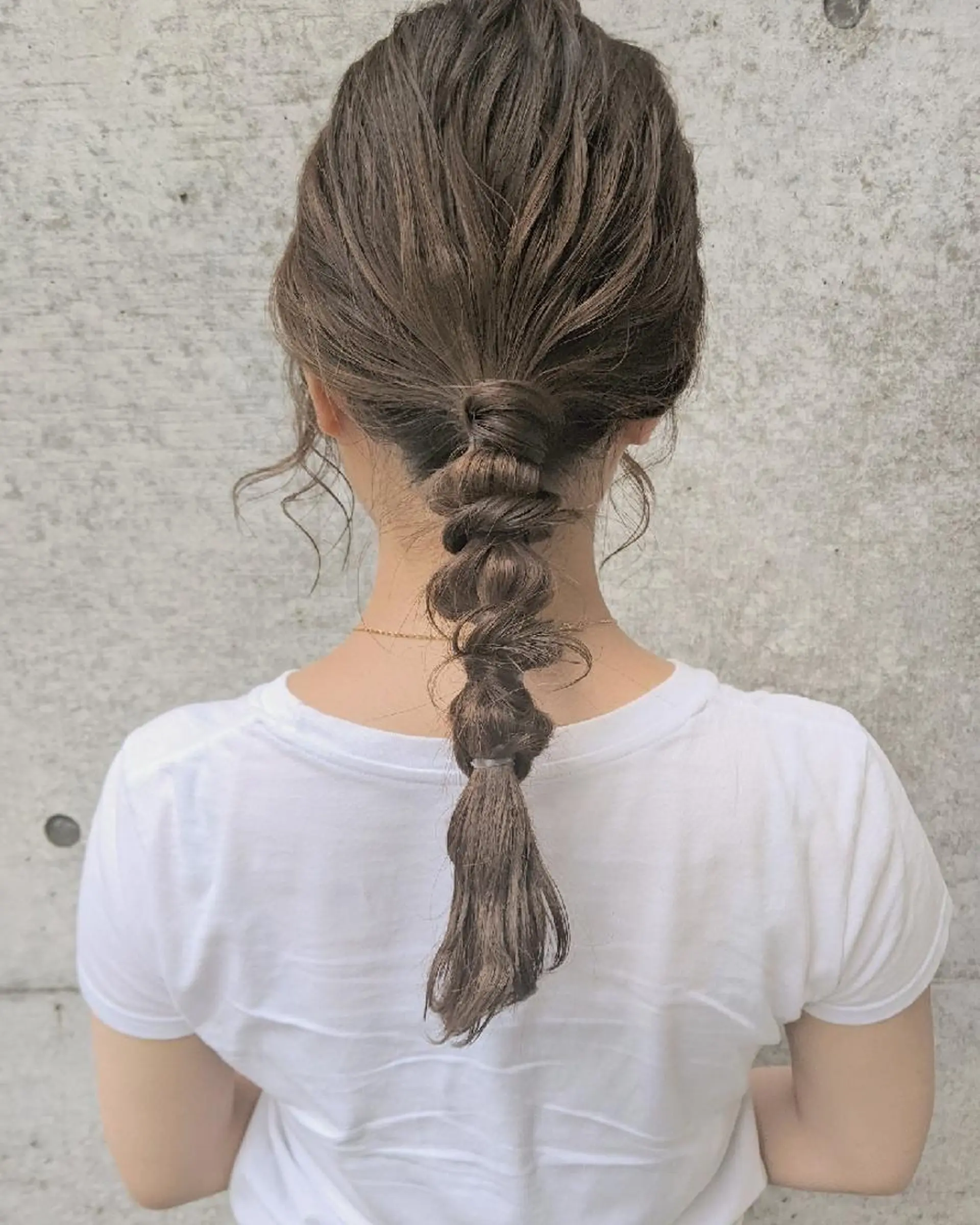 ロング ヘアアレンジ カラー mowen RUIのヘアスタイル