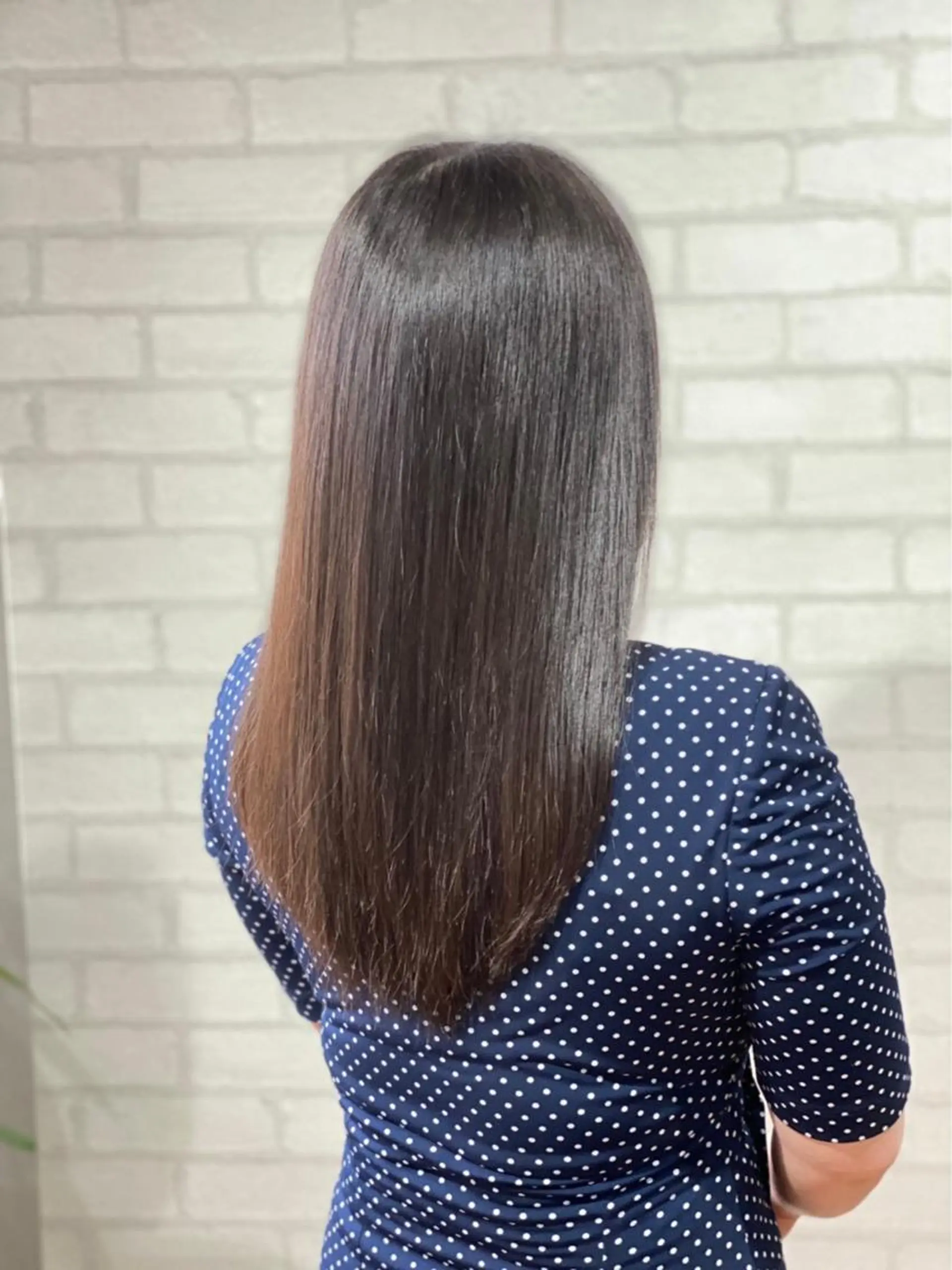 ロング カット 縮毛矯正 トリートメント 一戸 拓斗のヘアスタイル