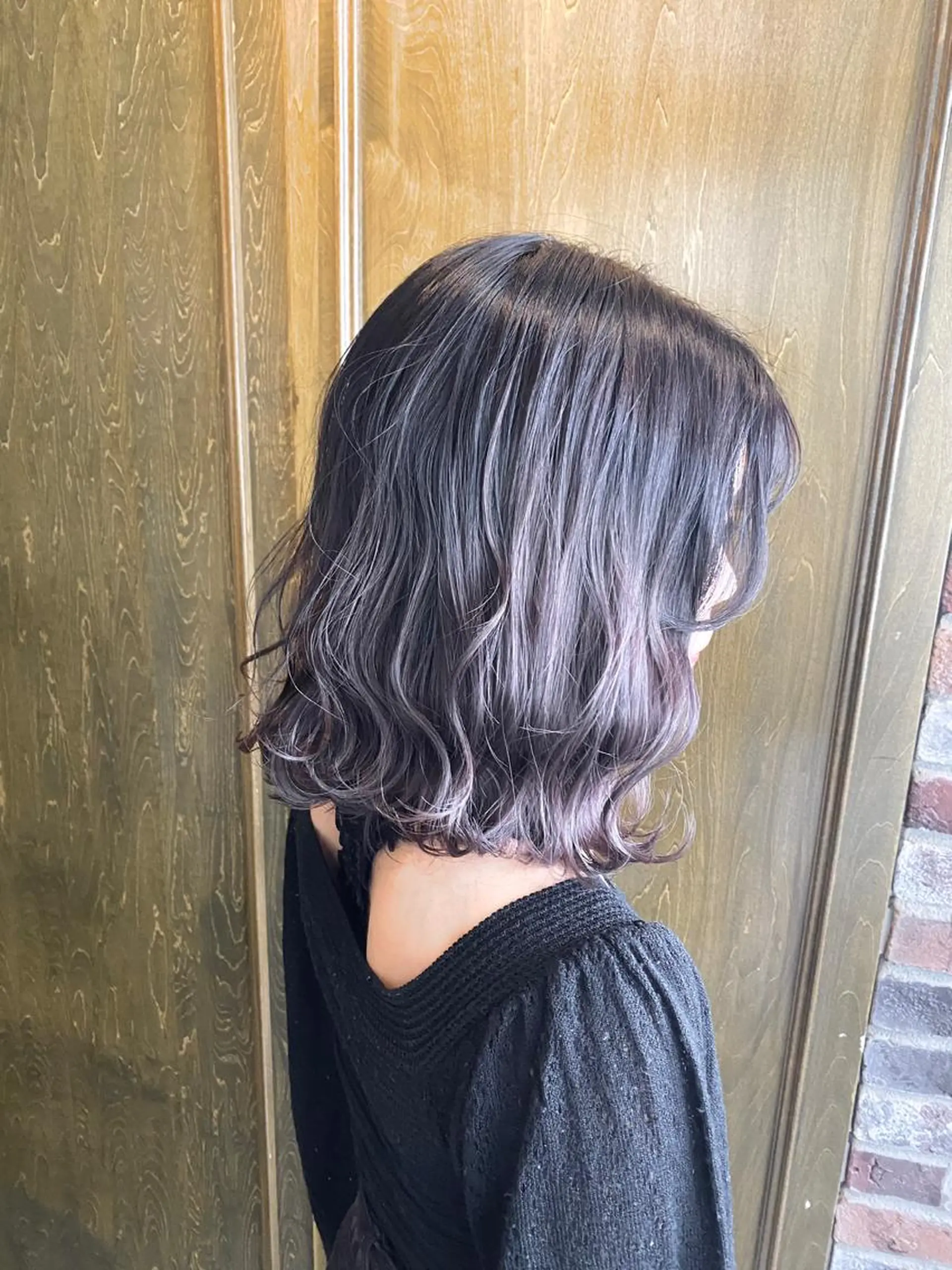 ミディアム カラー パーマ ヘアアレンジ メンズ キッズ ネイル マツエク・マツパ グラデーションカラー シルバー グラデーション シルバー 野田 修平のヘアスタイル