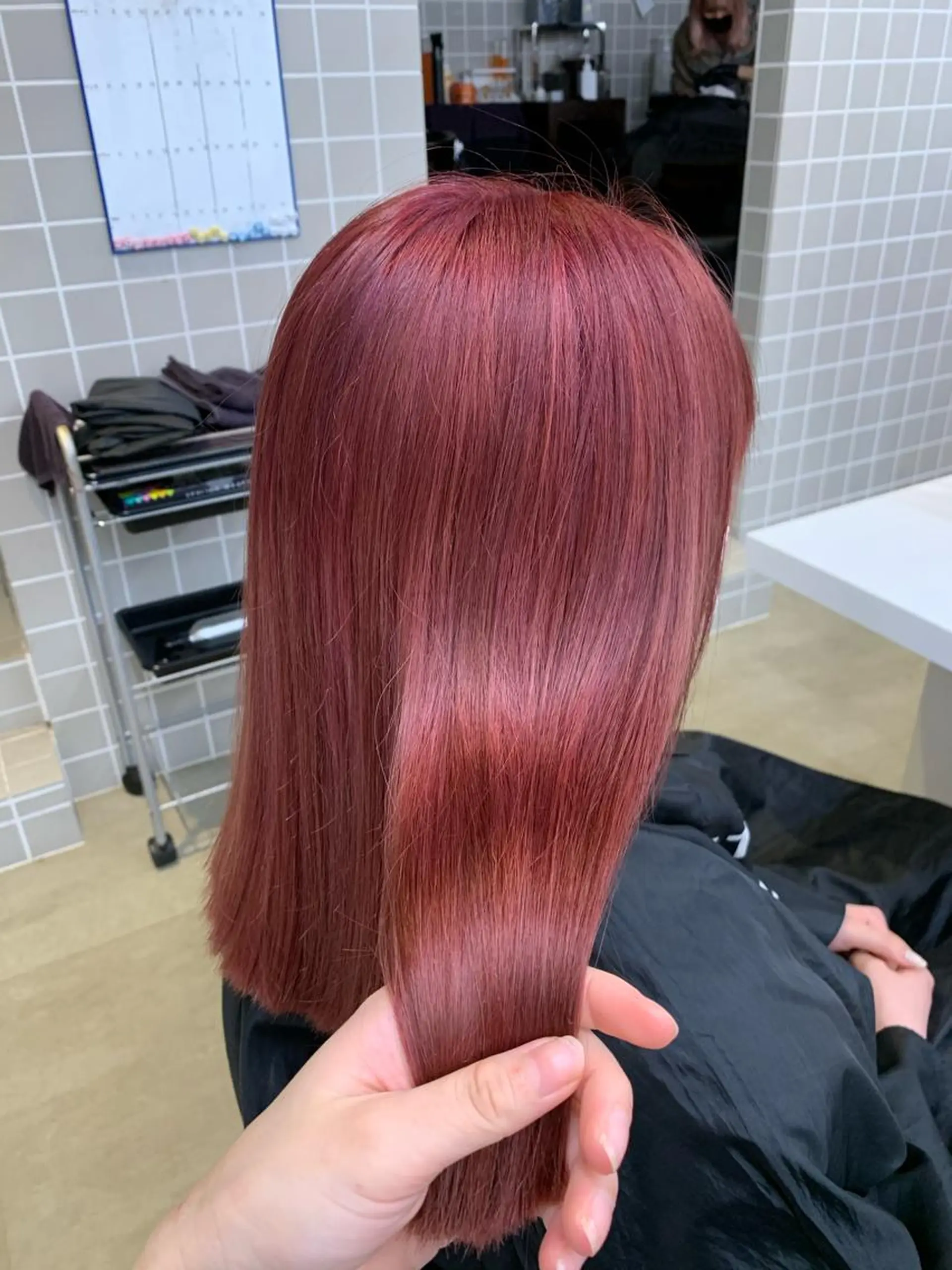 セミロング カラー ヘアアレンジ neon hair所属・🩵 JURI🩵のヘアスタイル