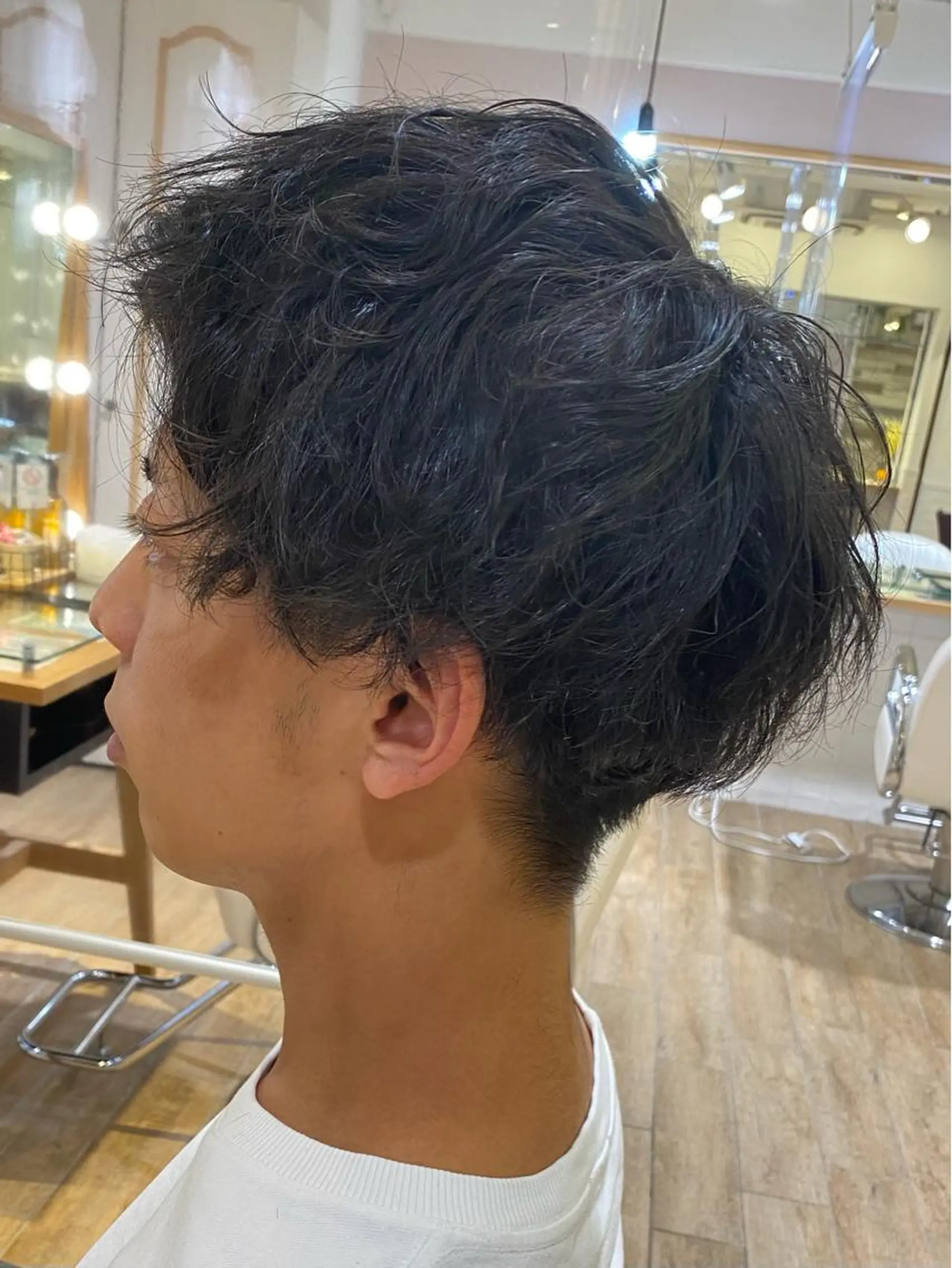 パーマ メンズ メンズパーマ スパイラルパーマ ✨カラー支持No.1 🧸ワキ カナコ🧸のヘアスタイル