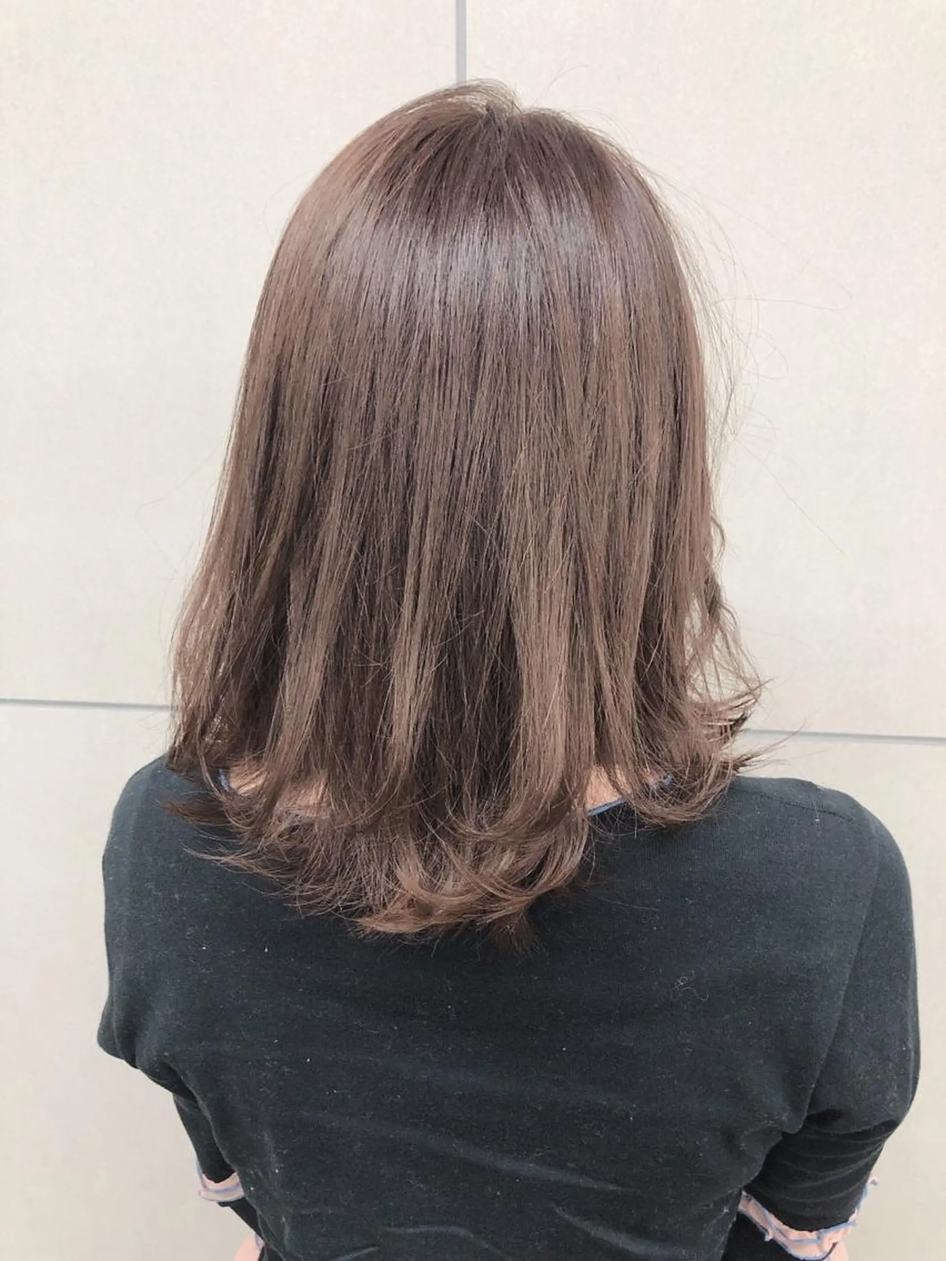 ミディアム カット ヘアカラー トリートメント 【愛され小顔カット】 YOSHIKIのヘアスタイル