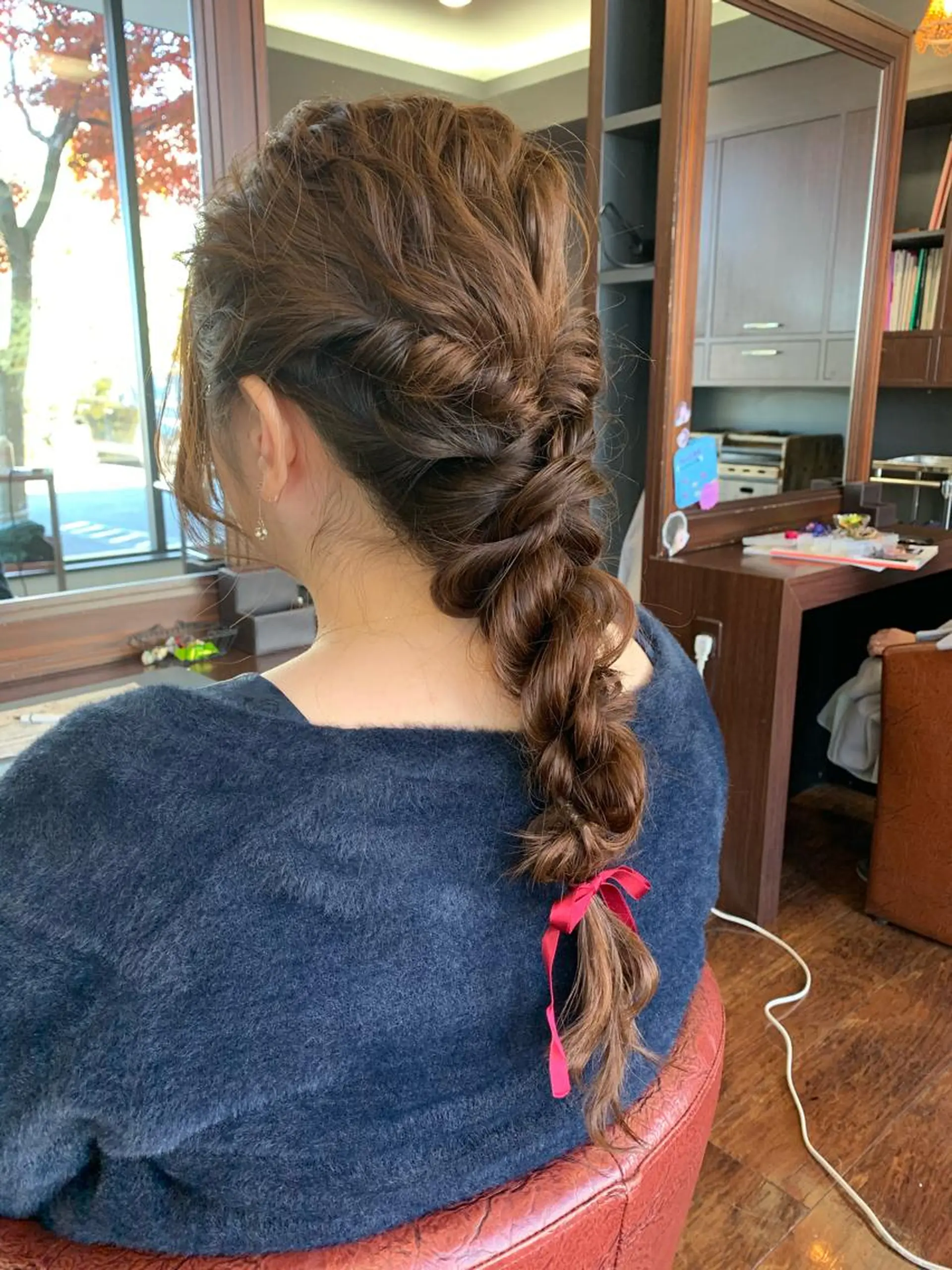 ヘアアレンジ おせ ちさとのヘアスタイル