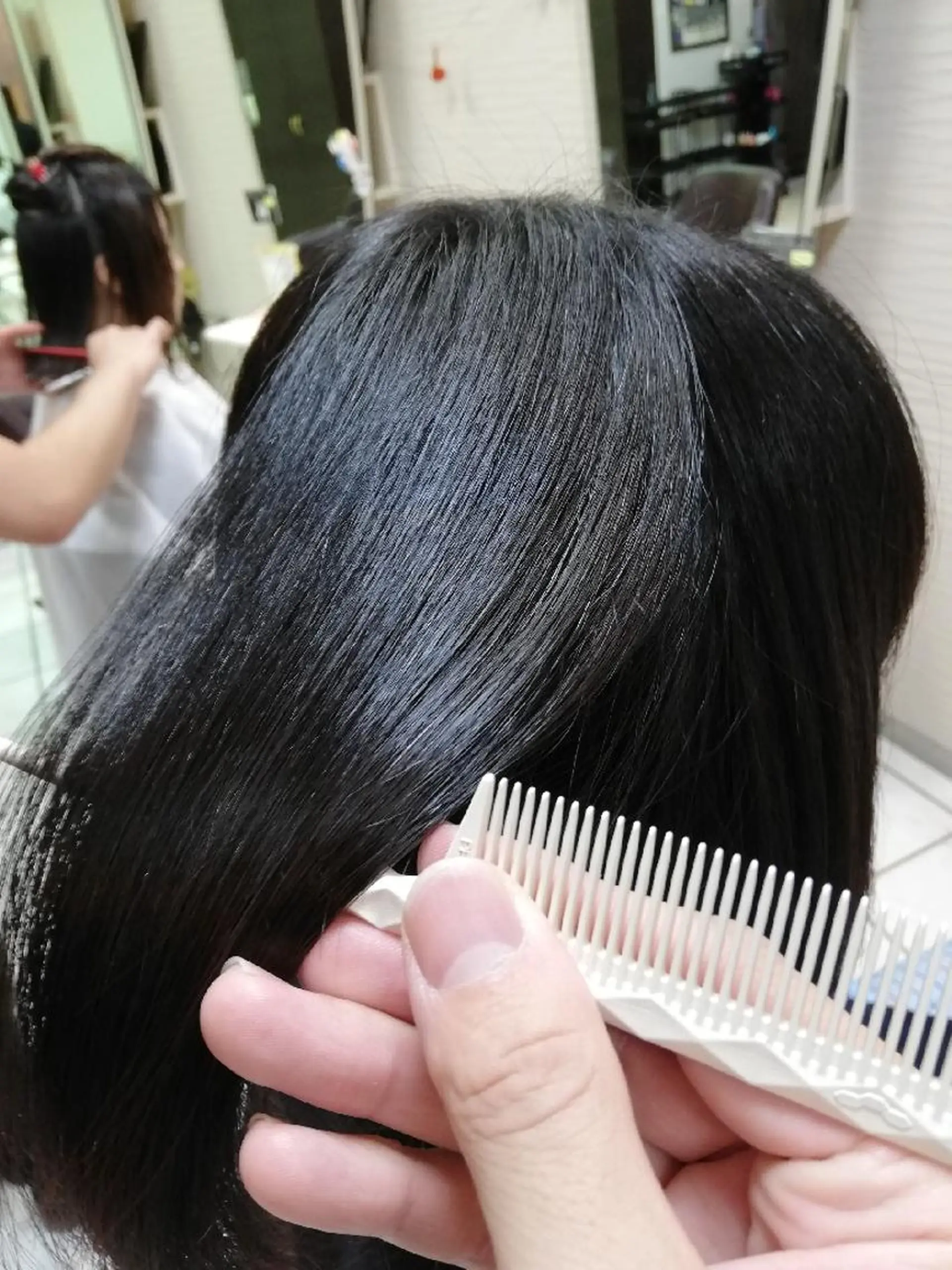 セミロング トリートメント YASUHIRO グレージュ/メンズのヘアスタイル