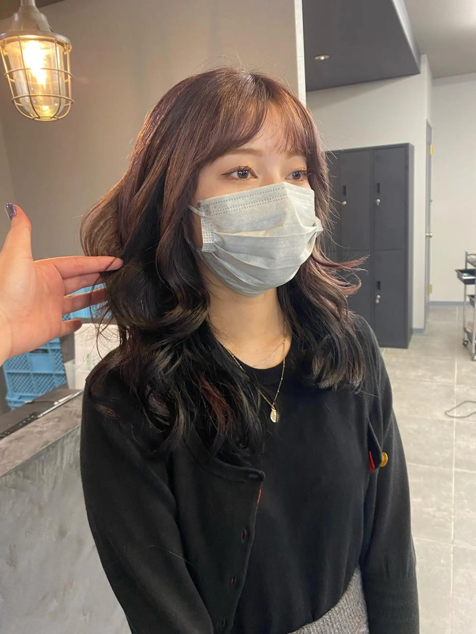 ロング maco 艶感ハイトーン🦋のヘアスタイル