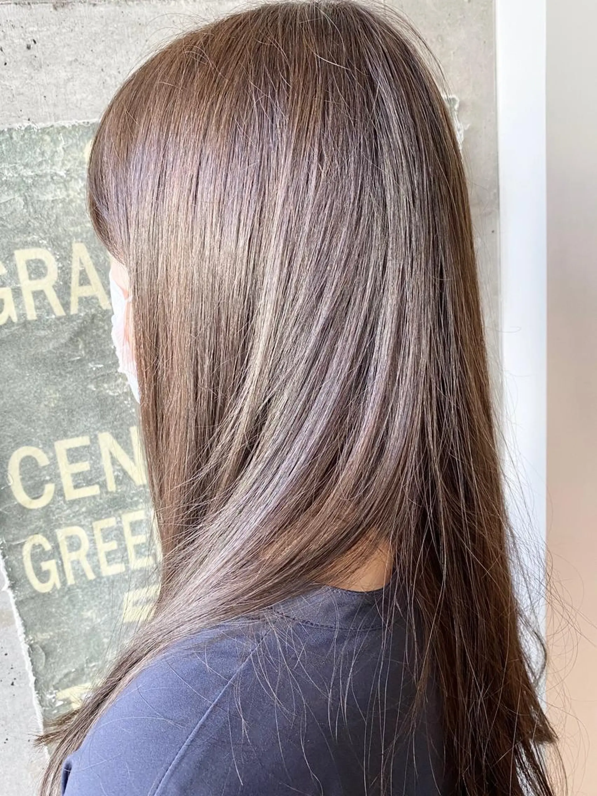 ロング カラー カット ヘアカラー トリートメント KEN KENのヘアスタイル