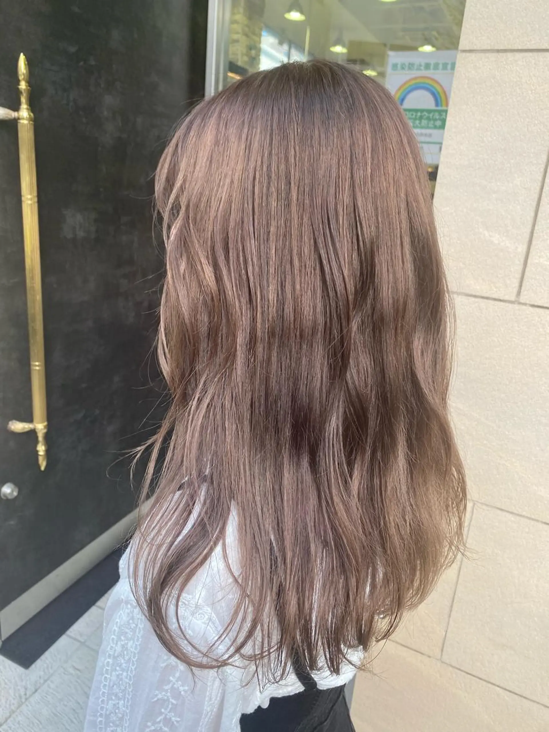 ロング カラー ヘアアレンジ TSUNA 🌙 Lim 五反田のマツエク・マツパデザイン