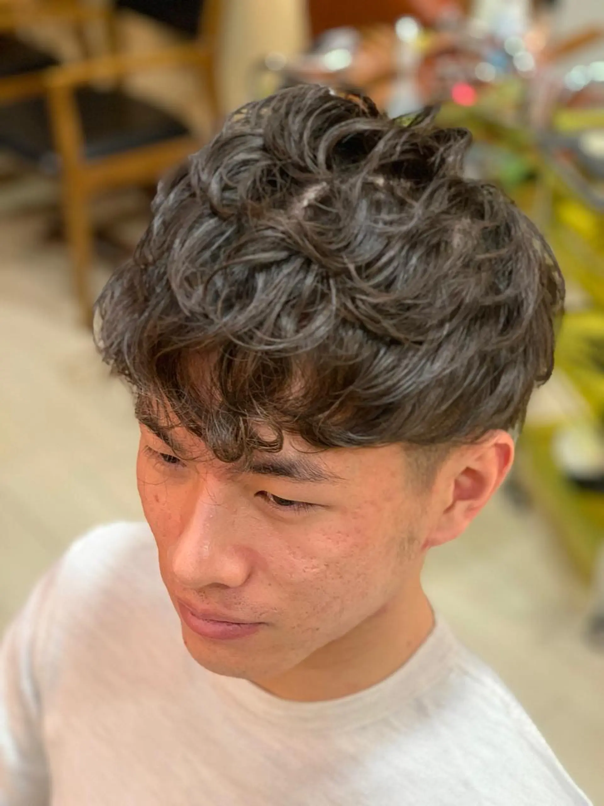 ショート パーマ メンズ メンズパーマ 砂川 太成のヘアスタイル