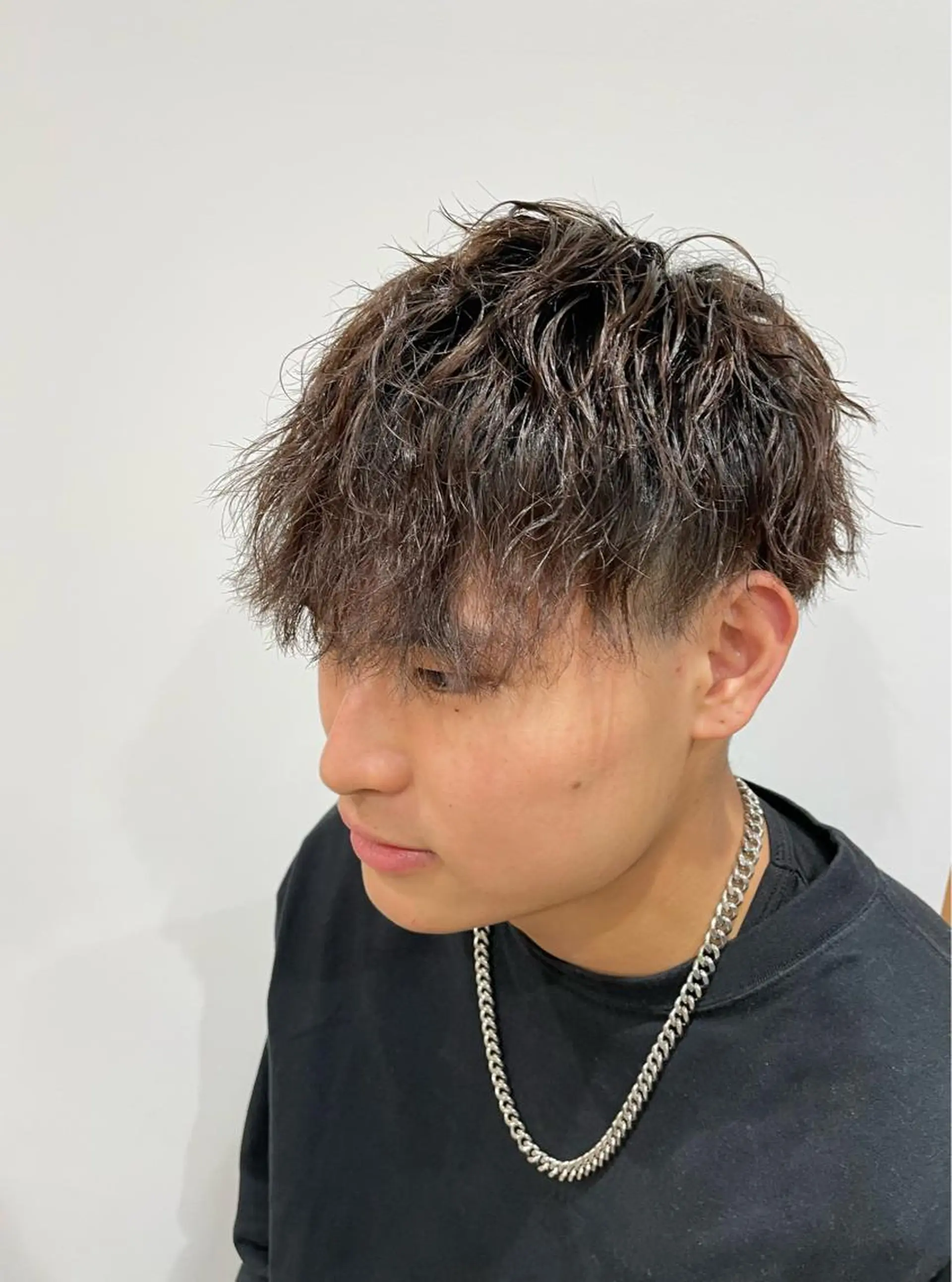 ショート パーマ メンズ 山本 尚輝のヘアスタイル