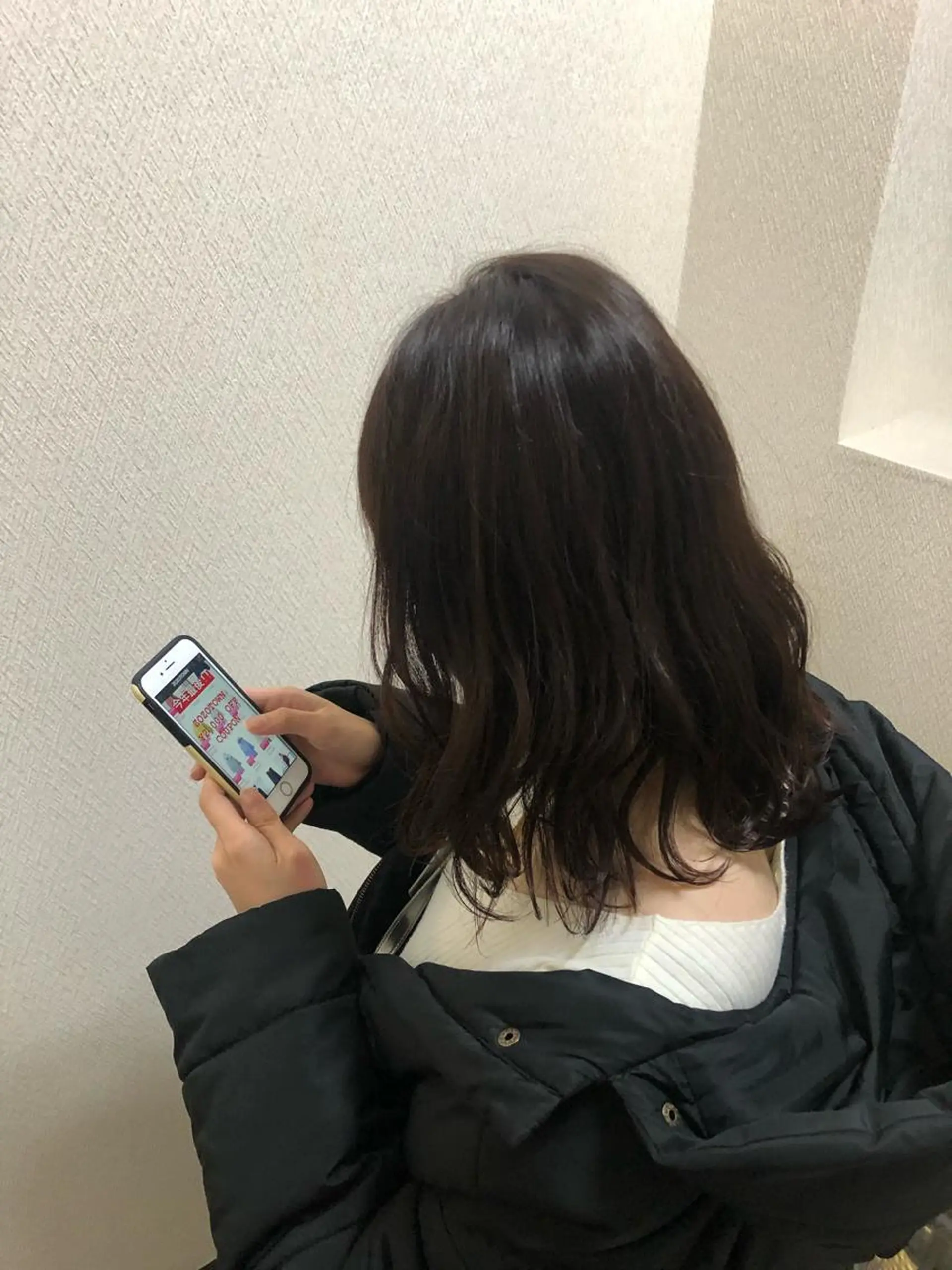 ミディアム カラー 水野 雪 /パーマ/暖色カラーのヘアスタイル