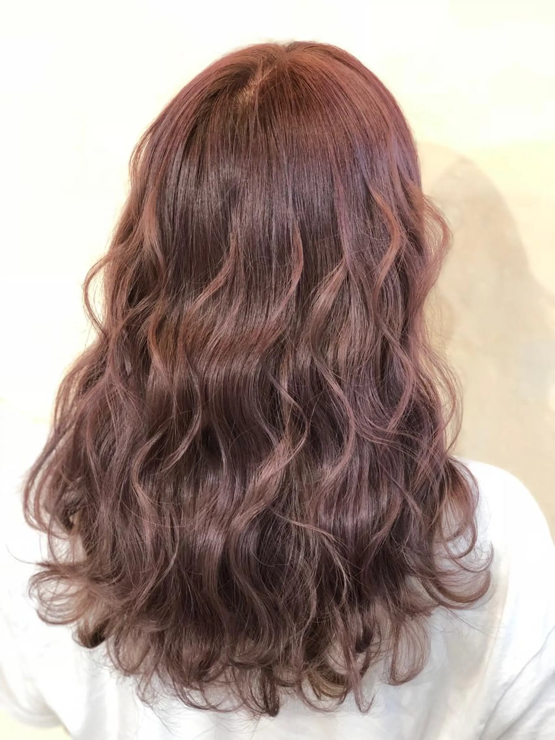 ロング カラー ピンクカラー 海外レイヤー/ 梅田美容室のヘアスタイル