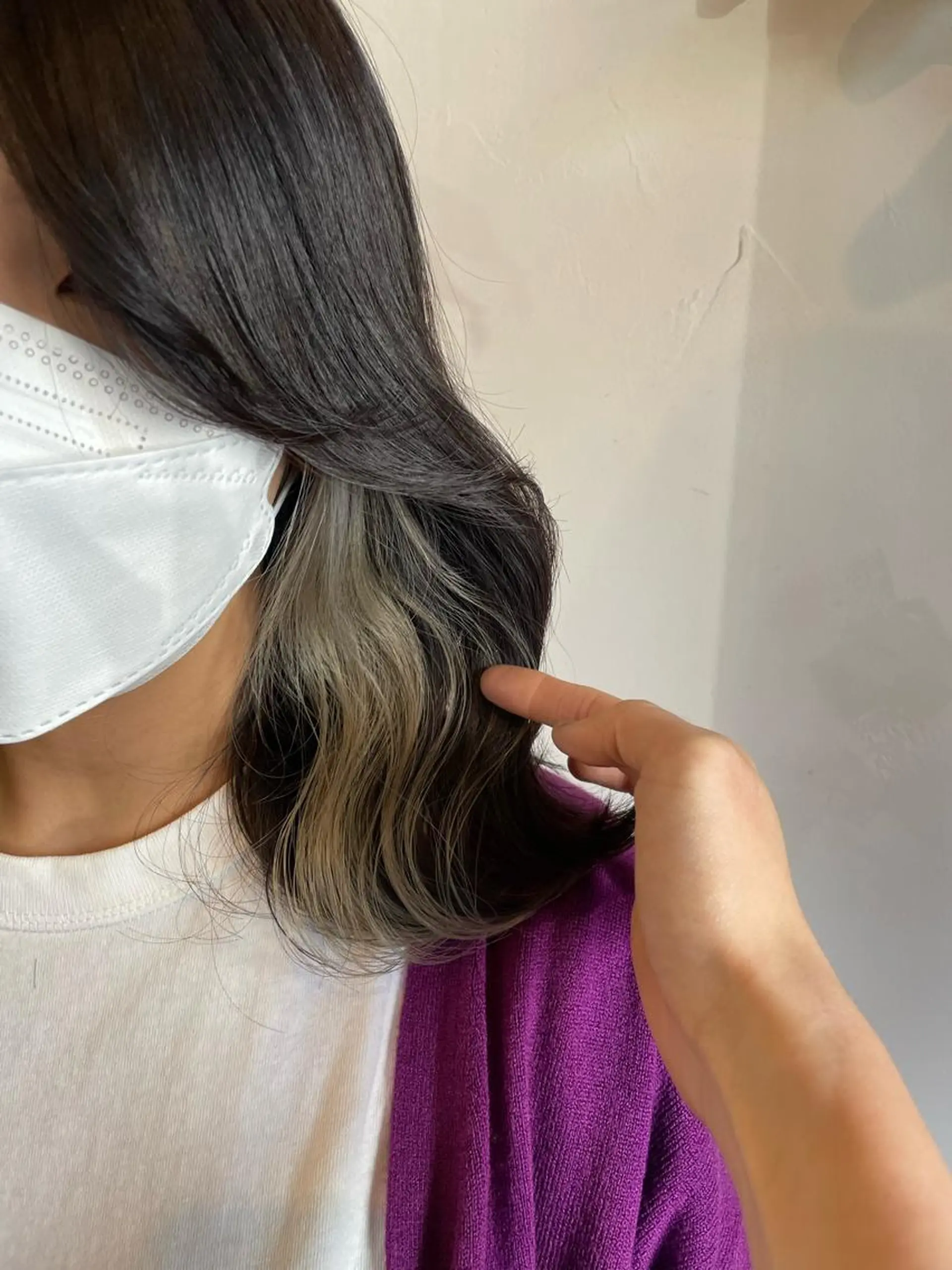 ミディアム カラー カット ヘアカラー トリートメント AKALA HAIR 西宮店　Juriのヘアスタイル
