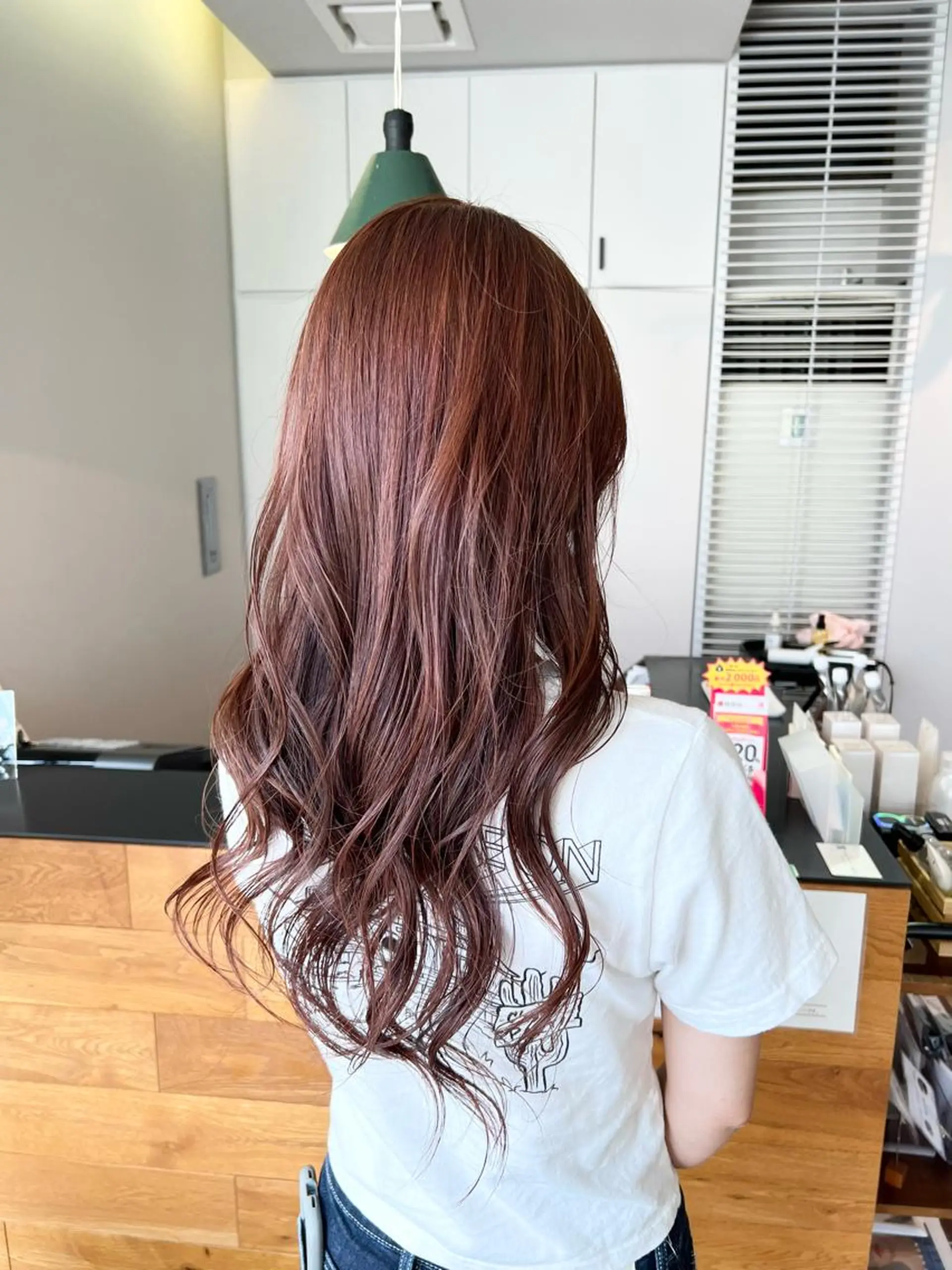 ロング カット ヘアカラー トリートメント 堀 望美のヘアスタイル