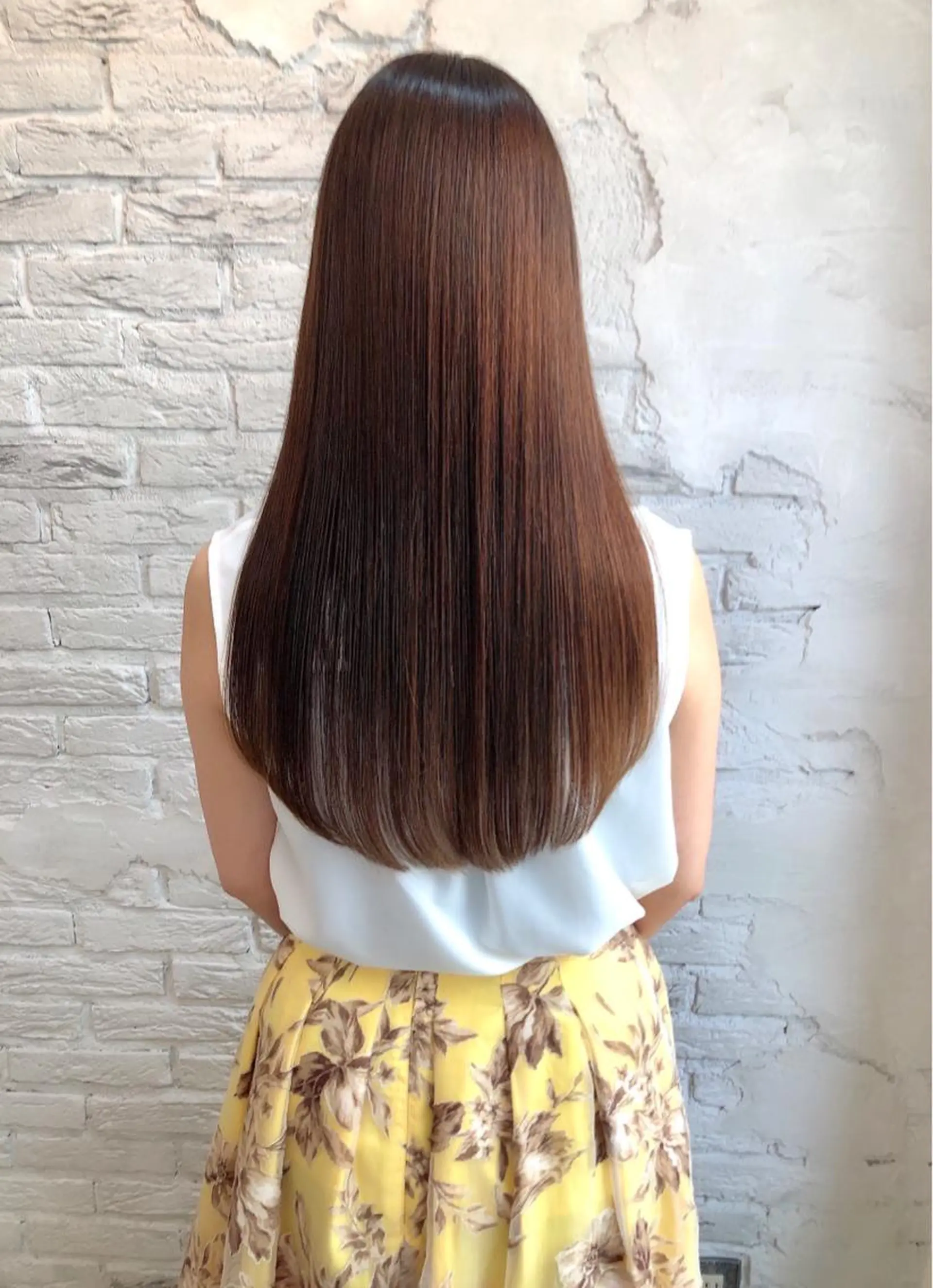 ロング カラー LaNA 佐藤なおのヘアスタイル