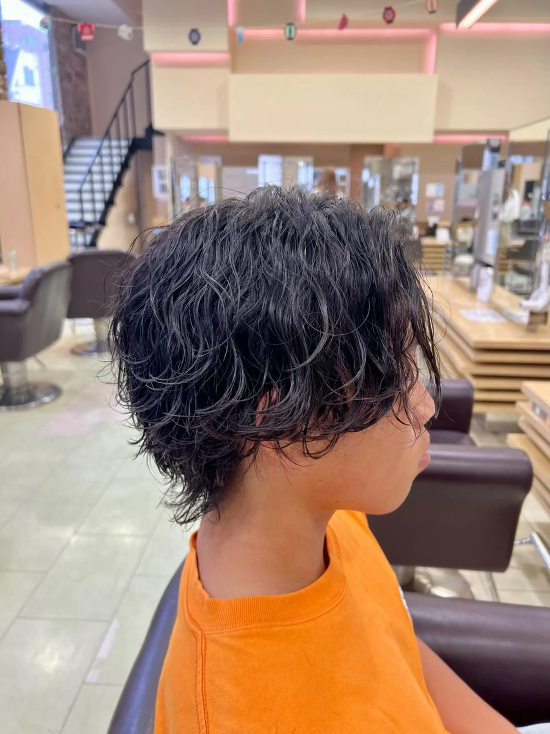 パーマ メンズ メンズパーマ 波巻きパーマ メンズカット松戸/韓 国/メンズパーマ航太のヘアスタイル