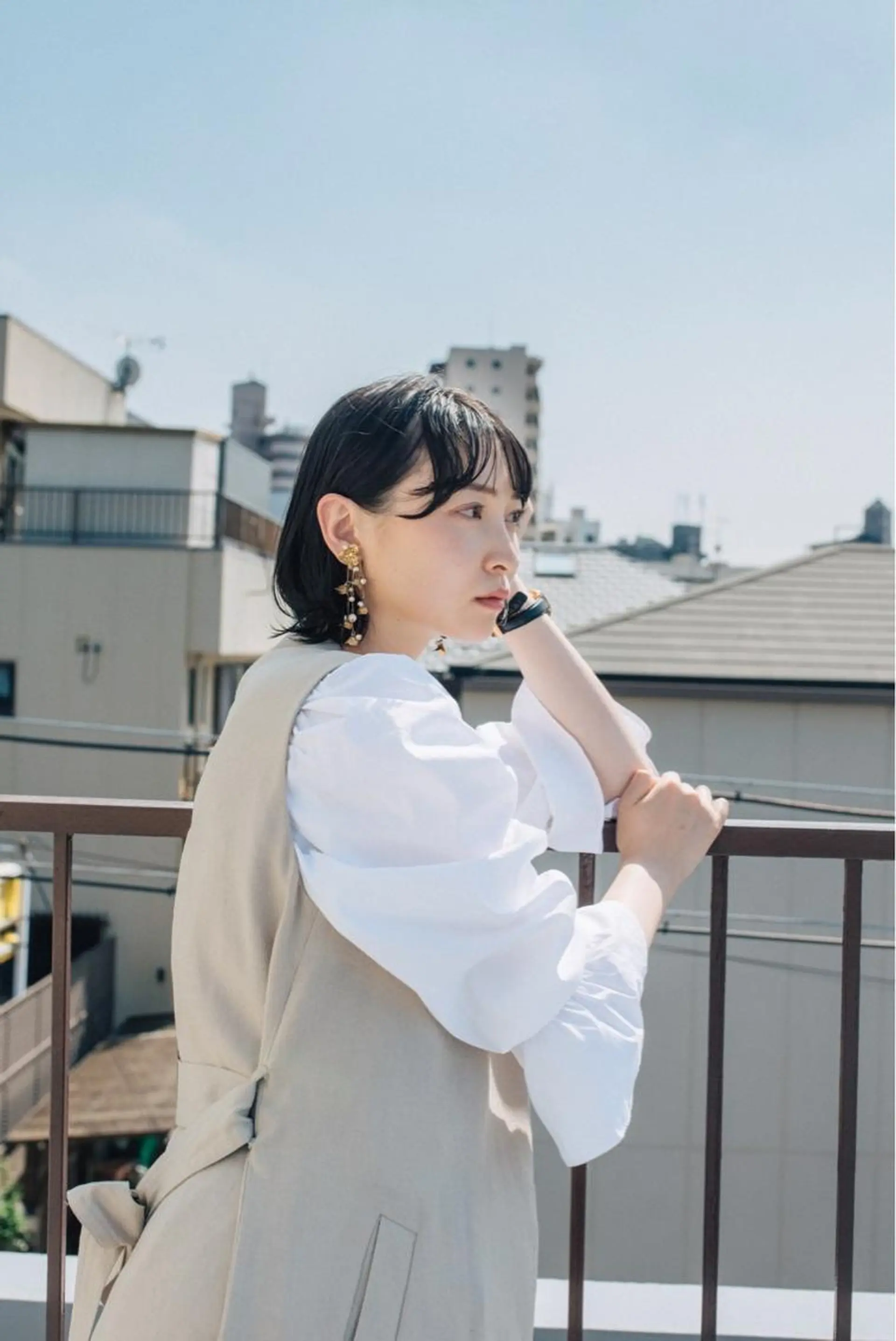 ミディアム 高浜 夕海のヘアスタイル