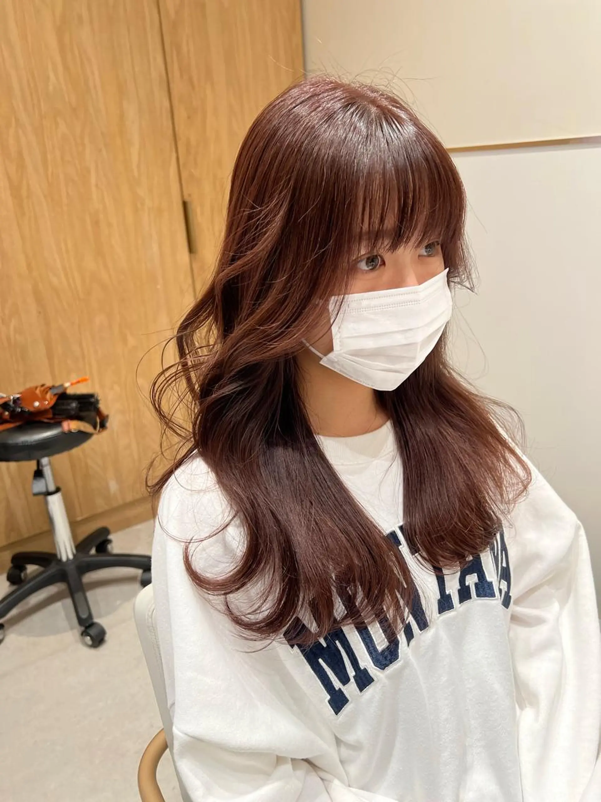 ミディアム カラー ベージュカラー 透明感カラー グレージュ ボブ カット ヘアカラー トリートメント レイヤー専門家 ダブルカラー修のヘアスタイル