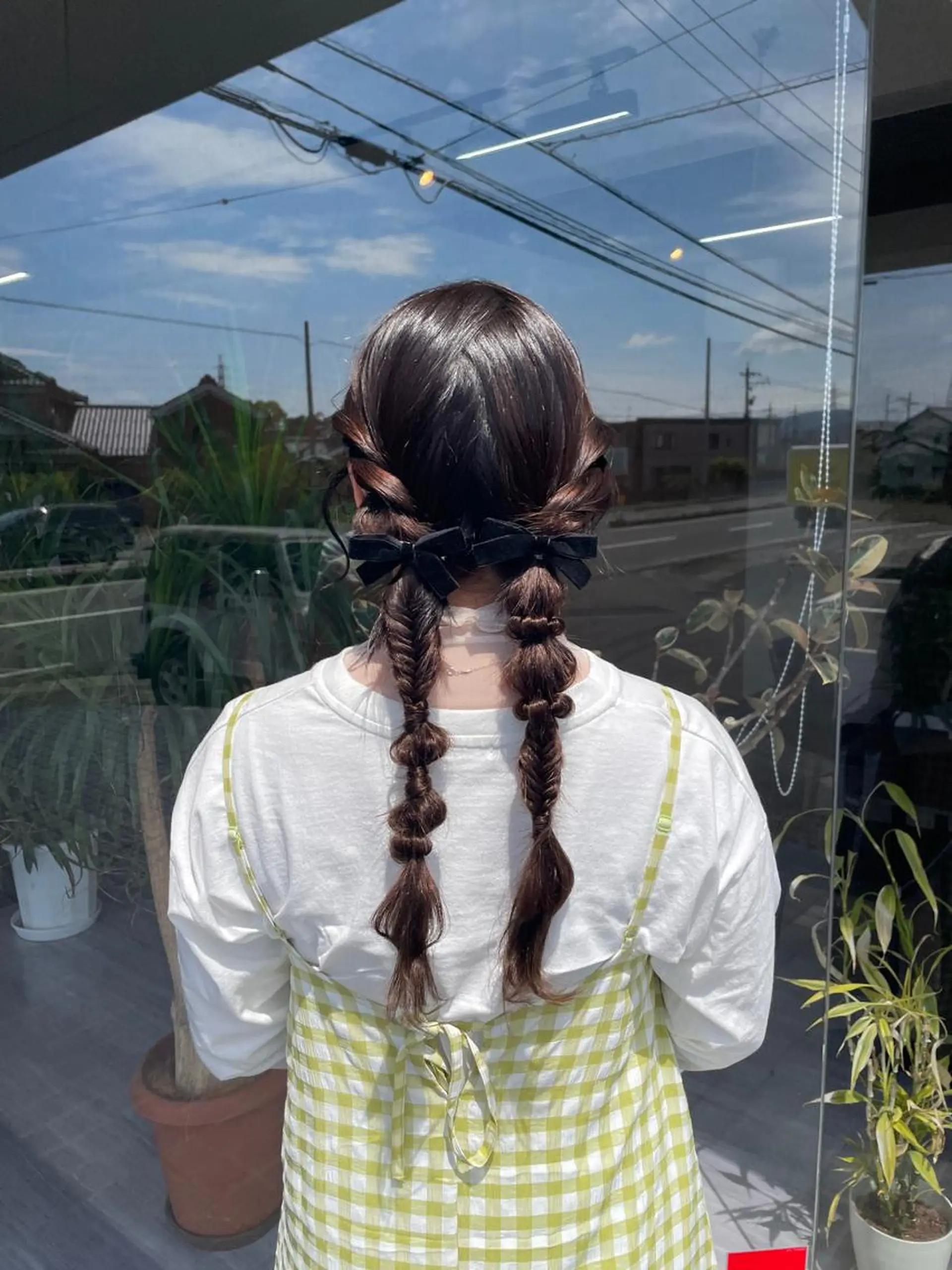 ロング ヘアアレンジ マキノ キョウカのヘアスタイル