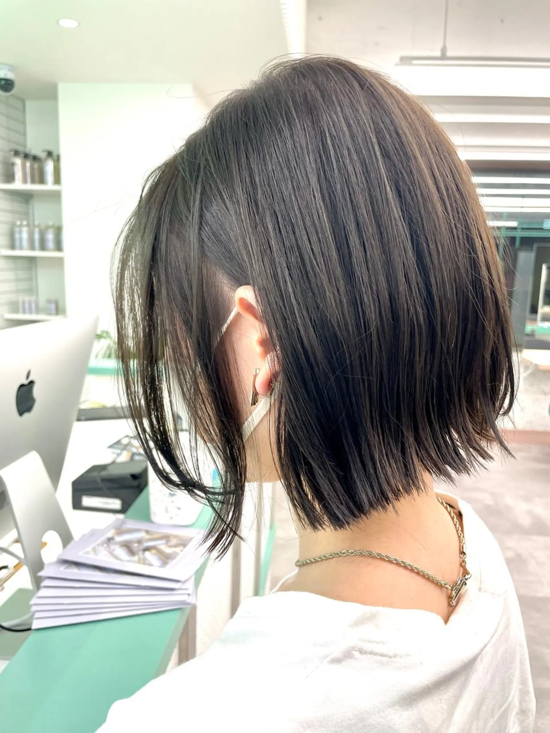 ショート 💚透明感カラー💚 ♻️本間♻️のヘアスタイル