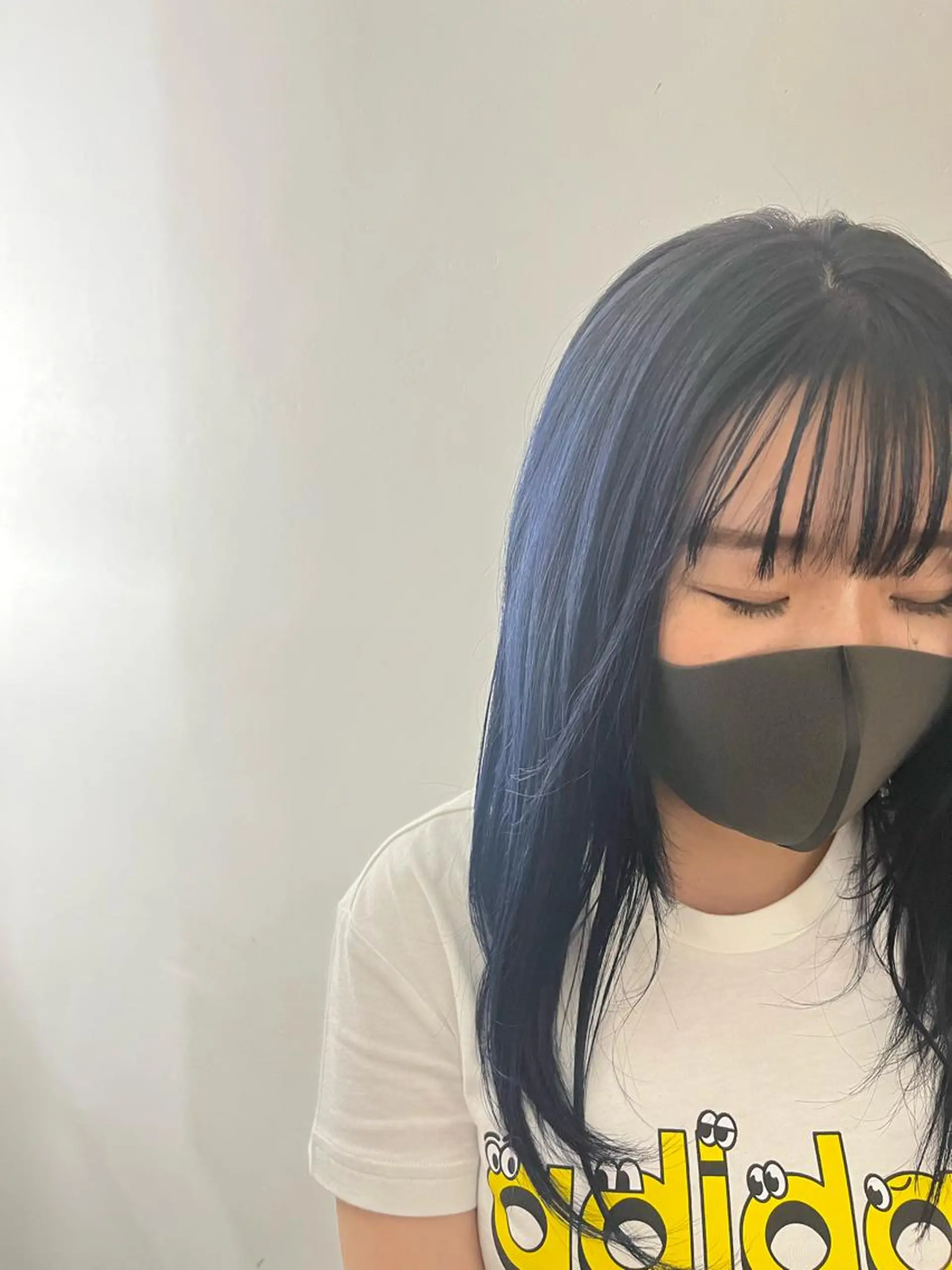 カラー ブルーカラー ハロウ所属・. fukikoのヘアスタイル