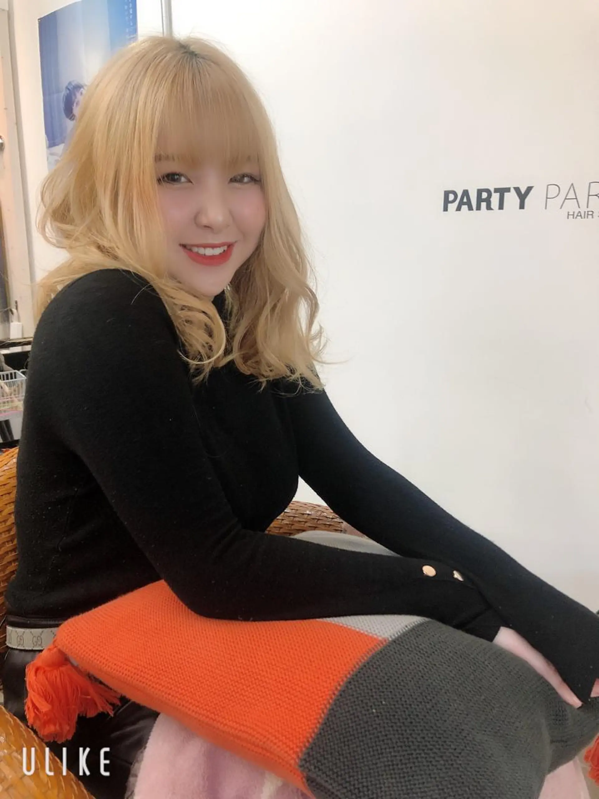 ミディアム プルエクステ/潤艶 最強矯正/西野入のヘアスタイル