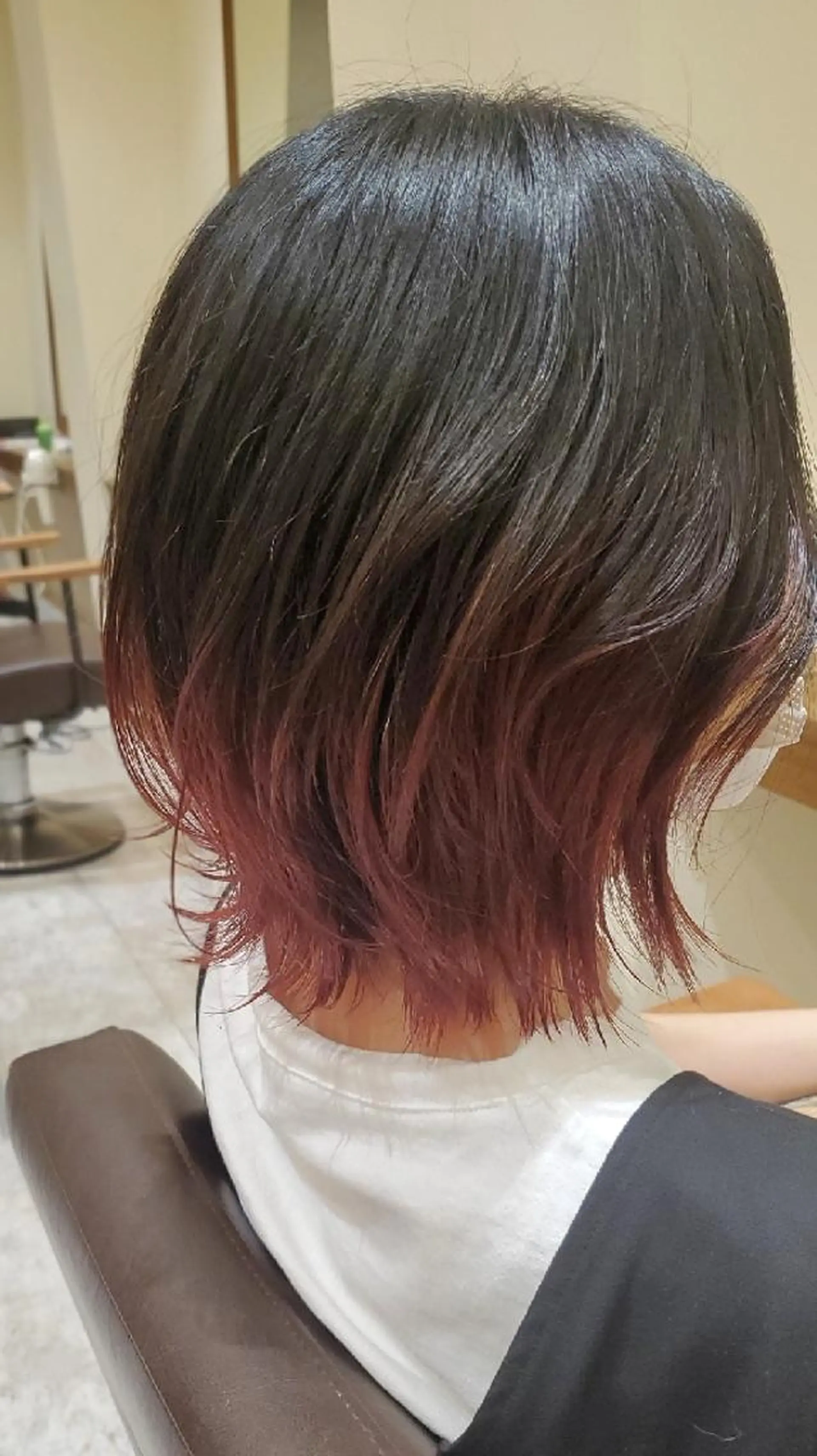 カラー ミディアム グラデーションカラー CREA板橋/ 高橋諒一のヘアスタイル