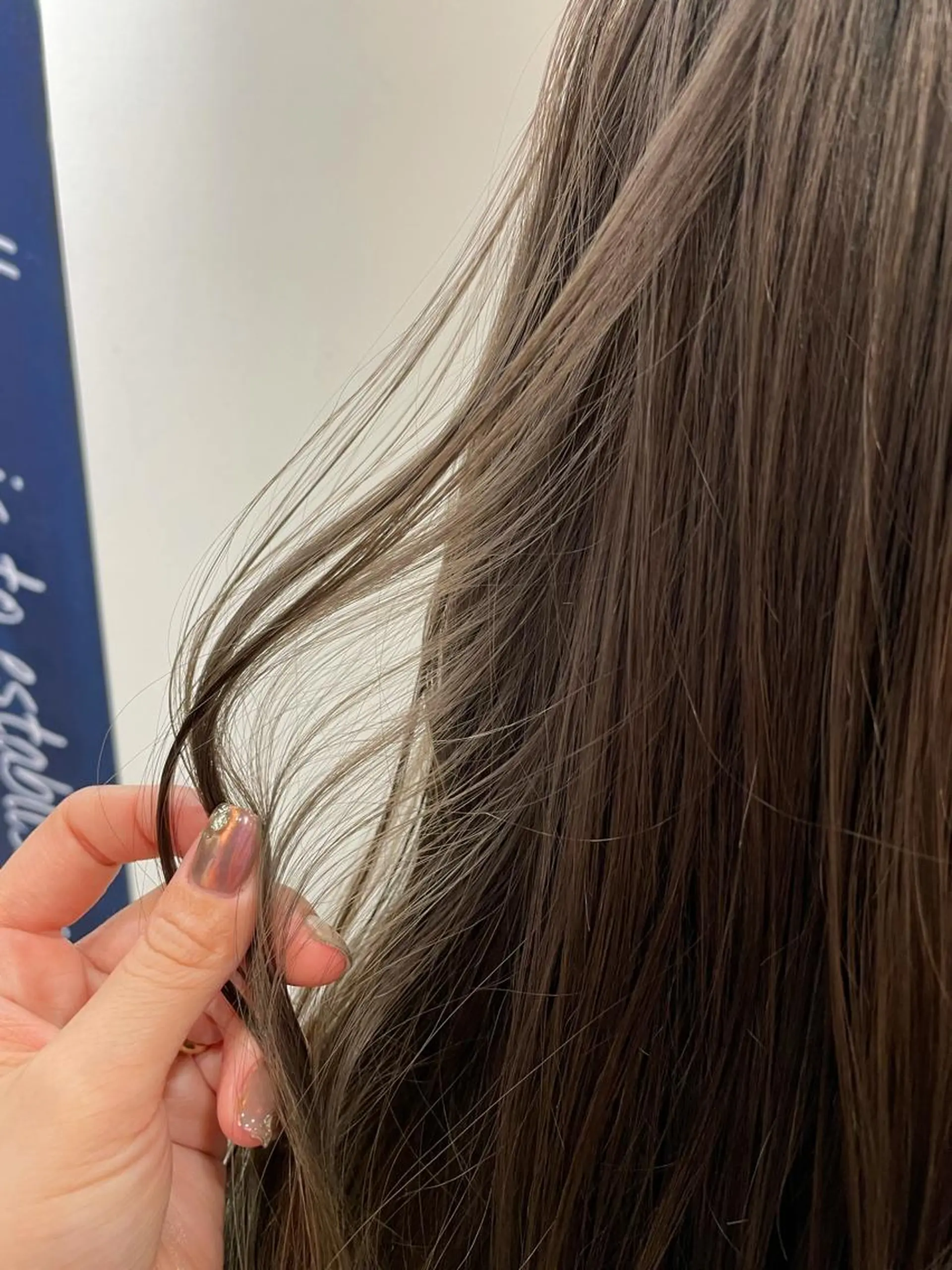 カラー グレージュ ヘアカラー トリートメント Ma ruのヘアスタイル