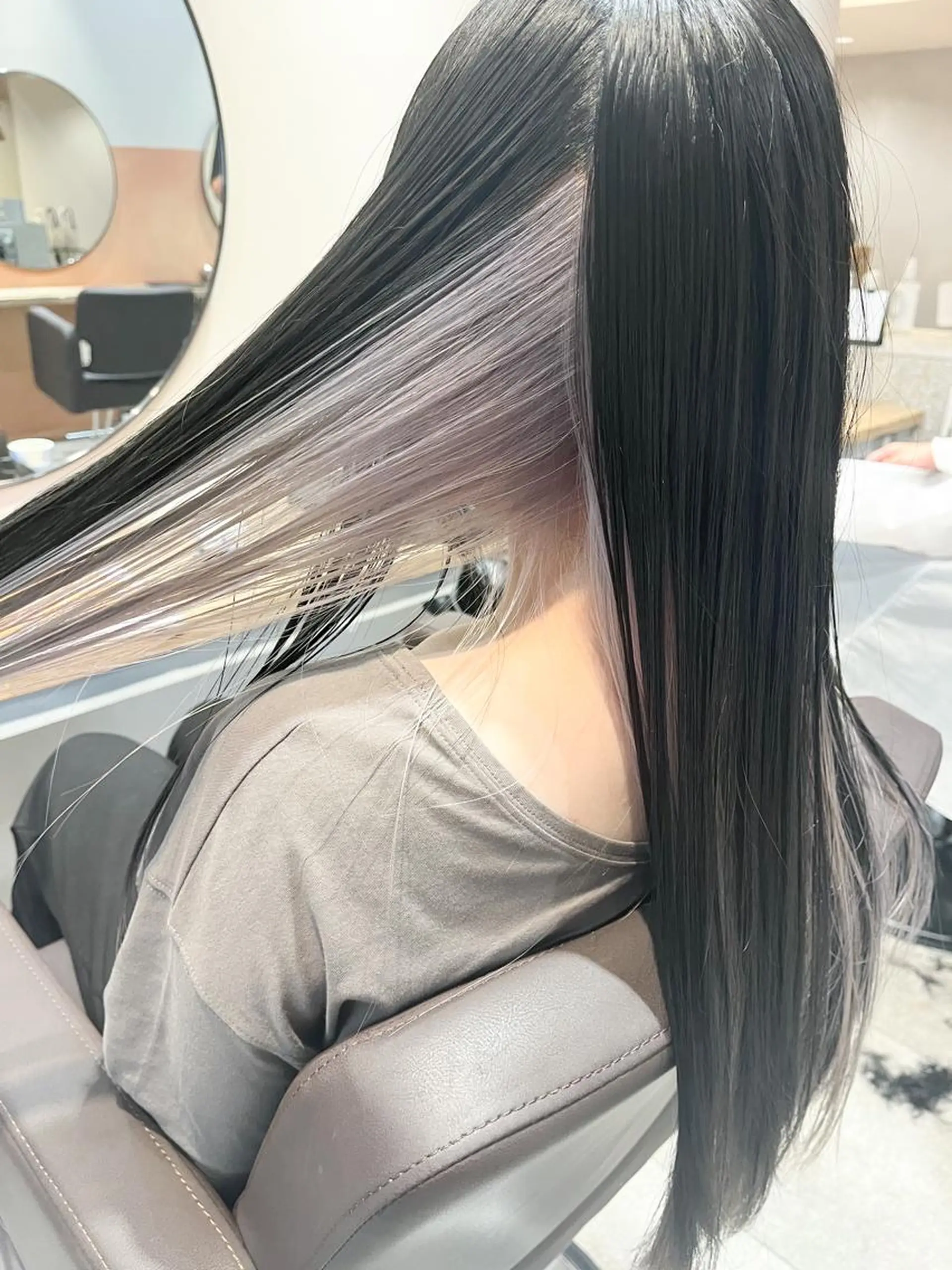 ロング ヘアカラー トリートメント 🌈モテ色 村上のぶきのヘアスタイル
