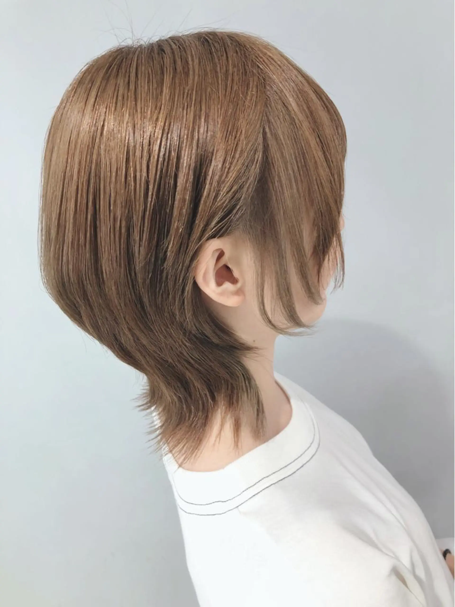 ミディアム カラー 髪質改善イノアカラー 富澤ショウタのヘアスタイル