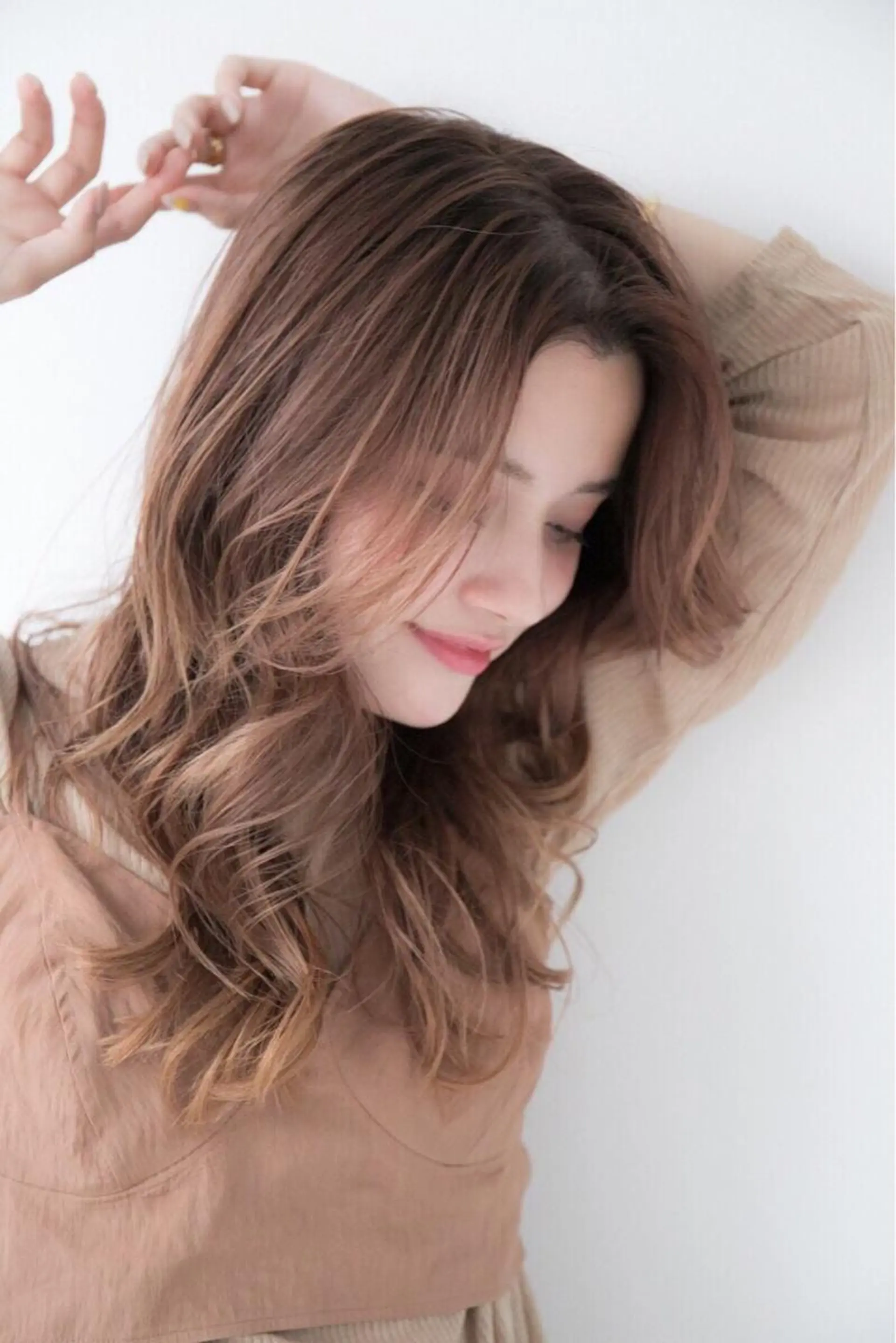 ロング 1%【横浜】 髪質改善&ケアカラーのヘアスタイル