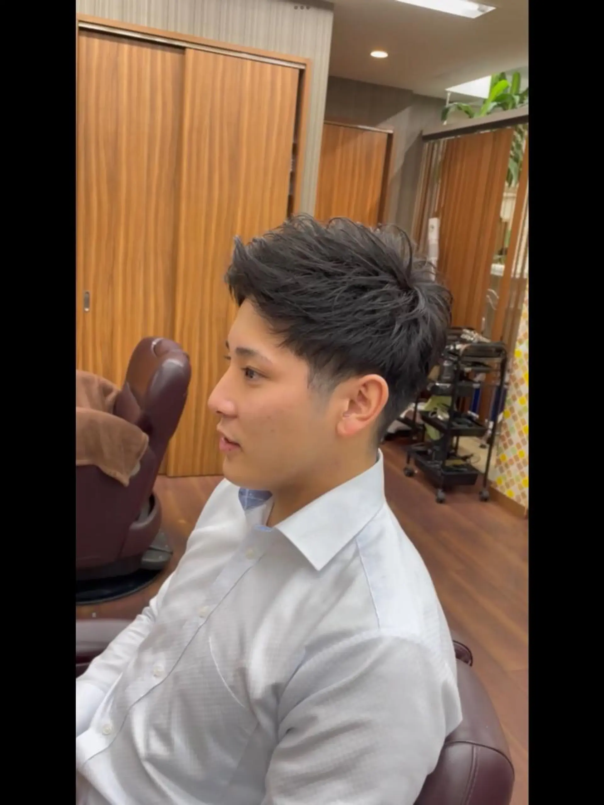 ショート メンズ メンズパーマ 赤司 泰樹のヘアスタイル