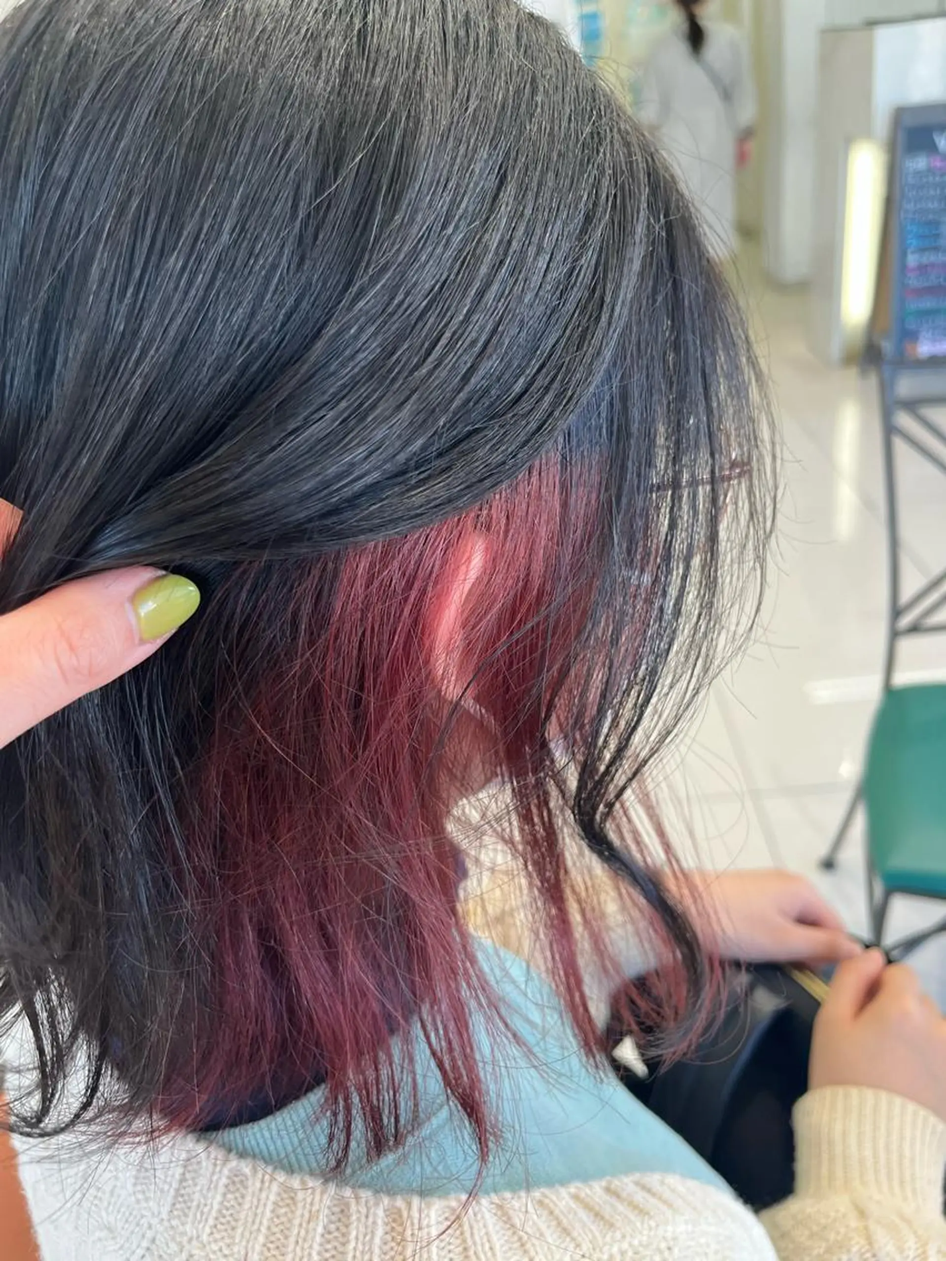 ミディアム カラー 下四日市 翠のヘアスタイル